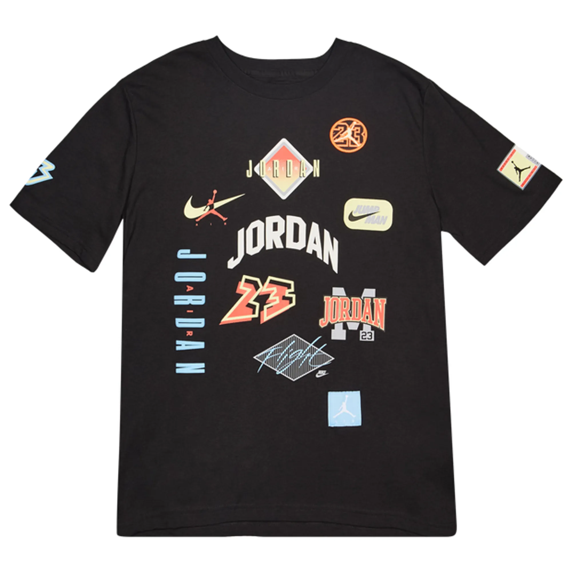 Jordan Dynasty Patch Kid's T-Shirts - Black