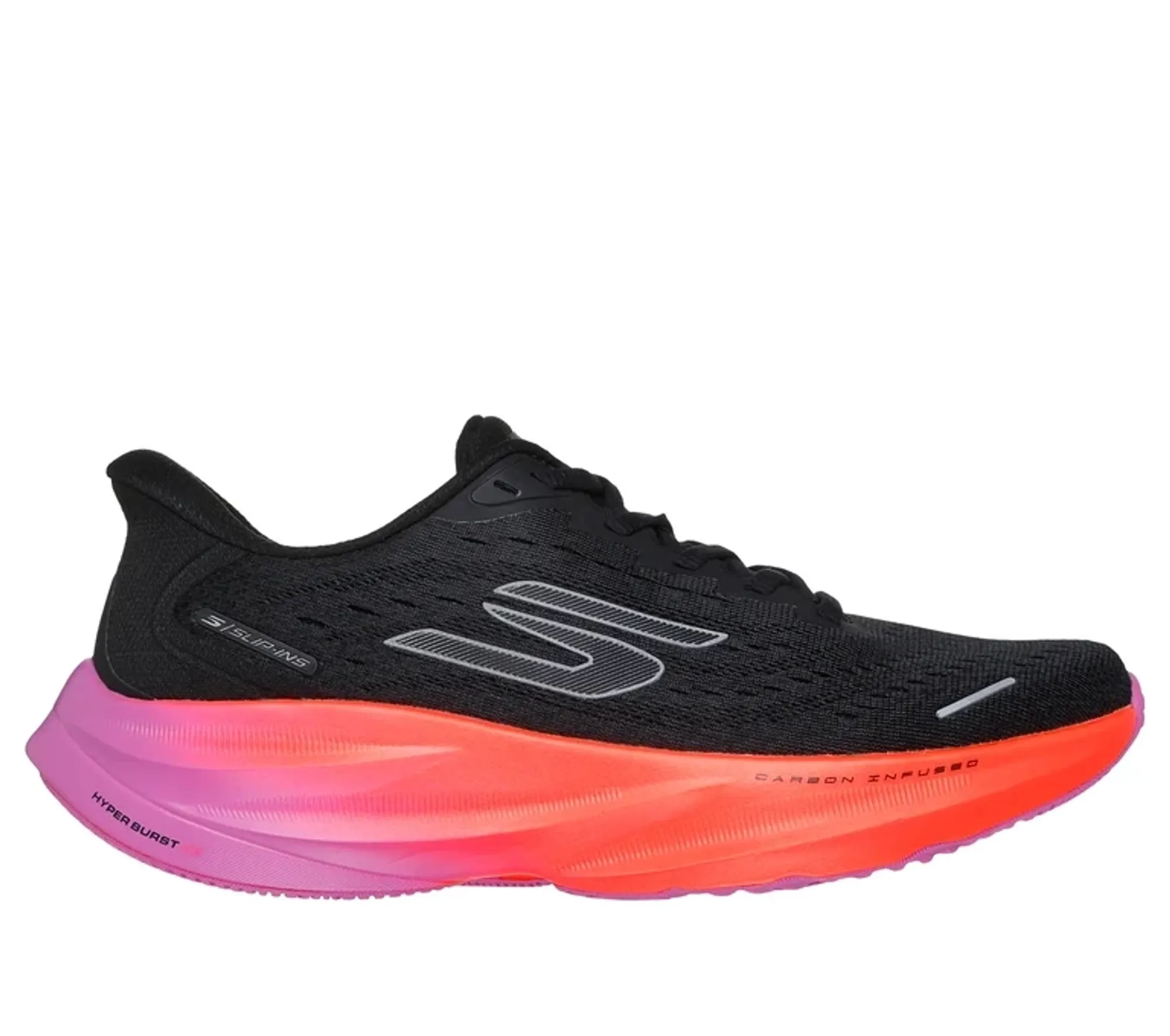 Skechers Women's Slip-ins: Aero Spark Sneaker in Black/Purple/Pink