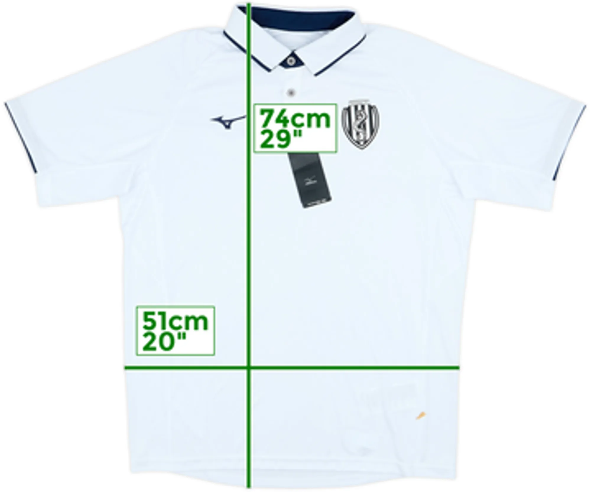 2018-19 Cesena Mizuno Polo Shirt (M)