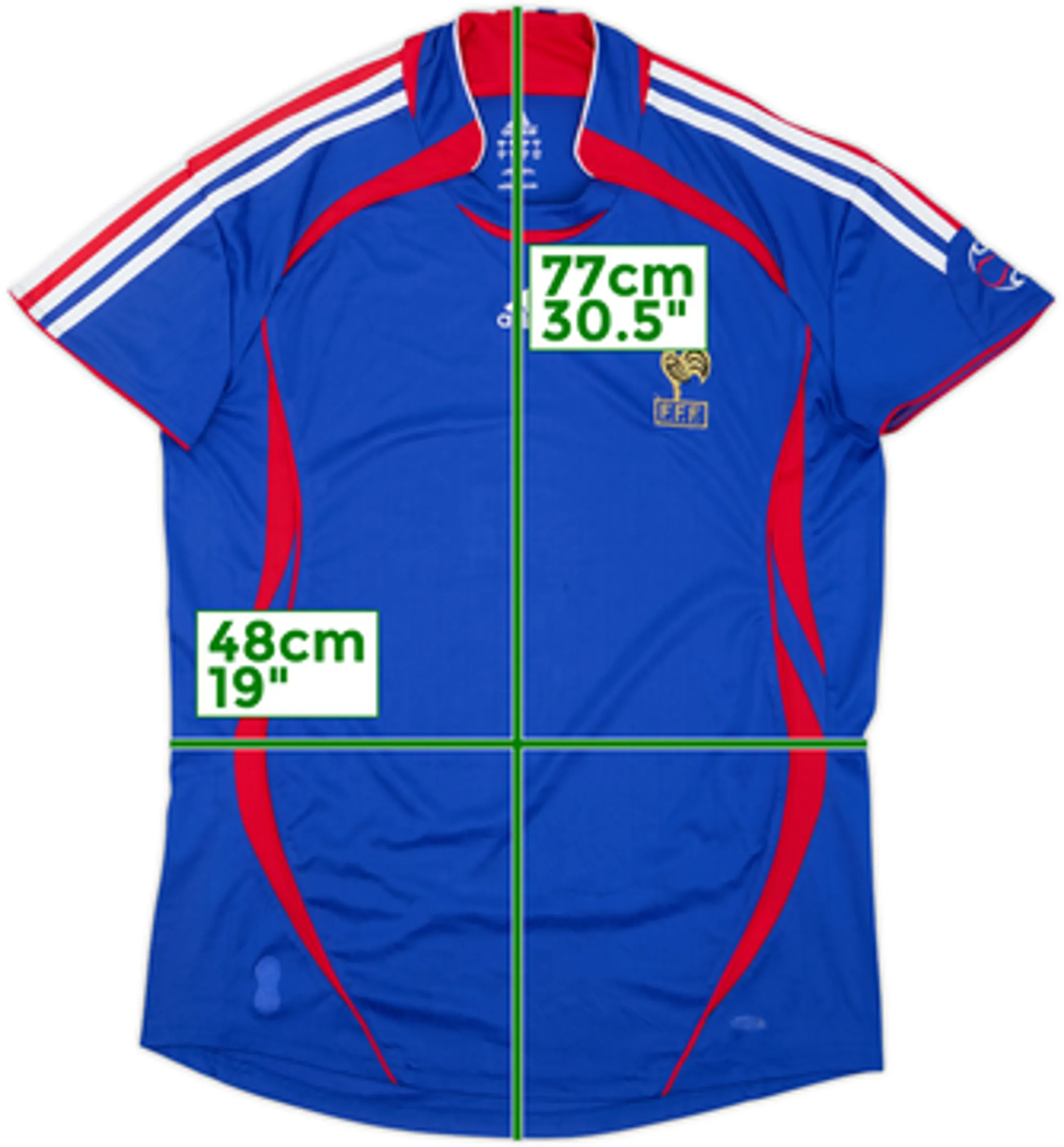 2006-07 France Home Shirt - 3/10 - (M)