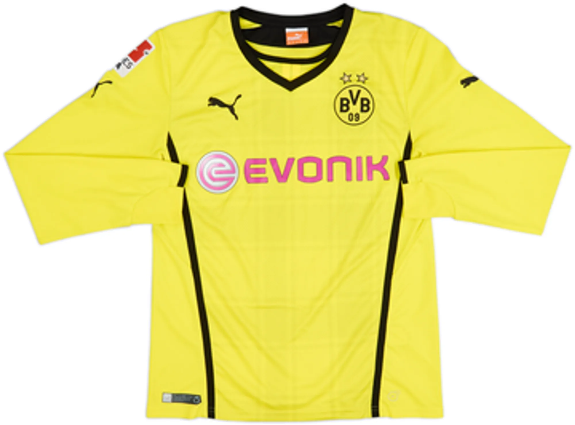 2013-14 Borussia Dortmund Home L/S Shirt Sahin #18 - 4/10 - (M)