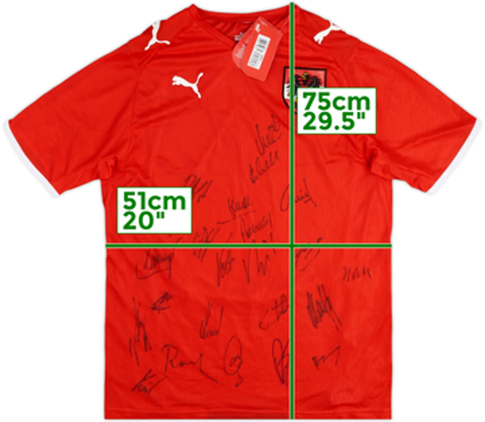 2008-09 Austria 'Signed' Home Shirt (M)