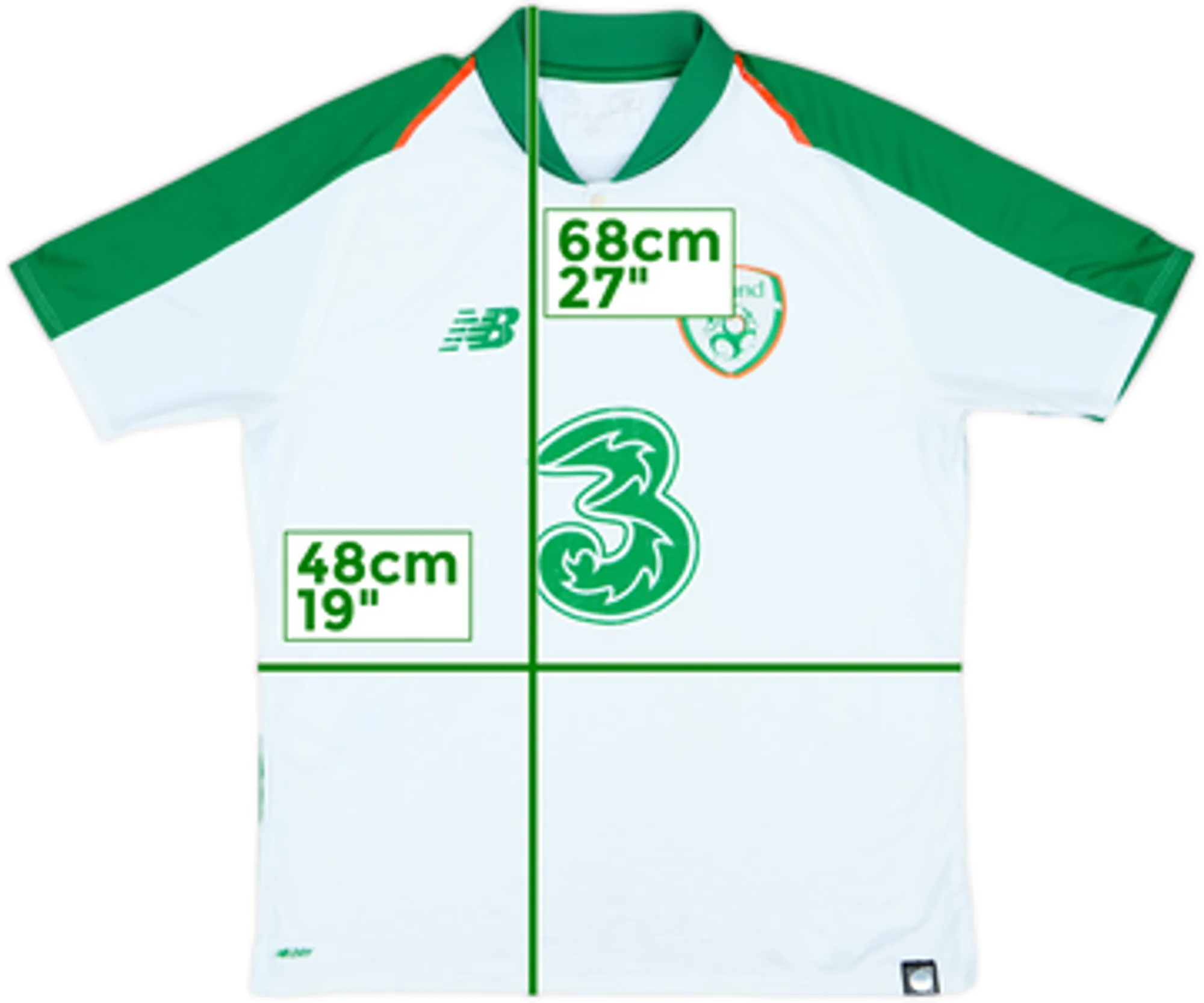 2018-19 Ireland Away Shirt - 5/10 - (S)