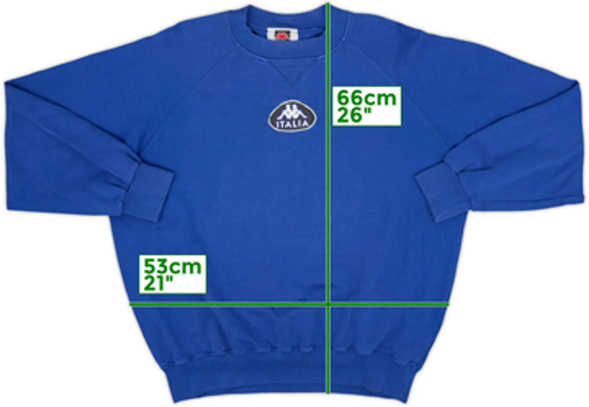 1999-00 Italy Kappa Sweat Top - 7/10 - (L)