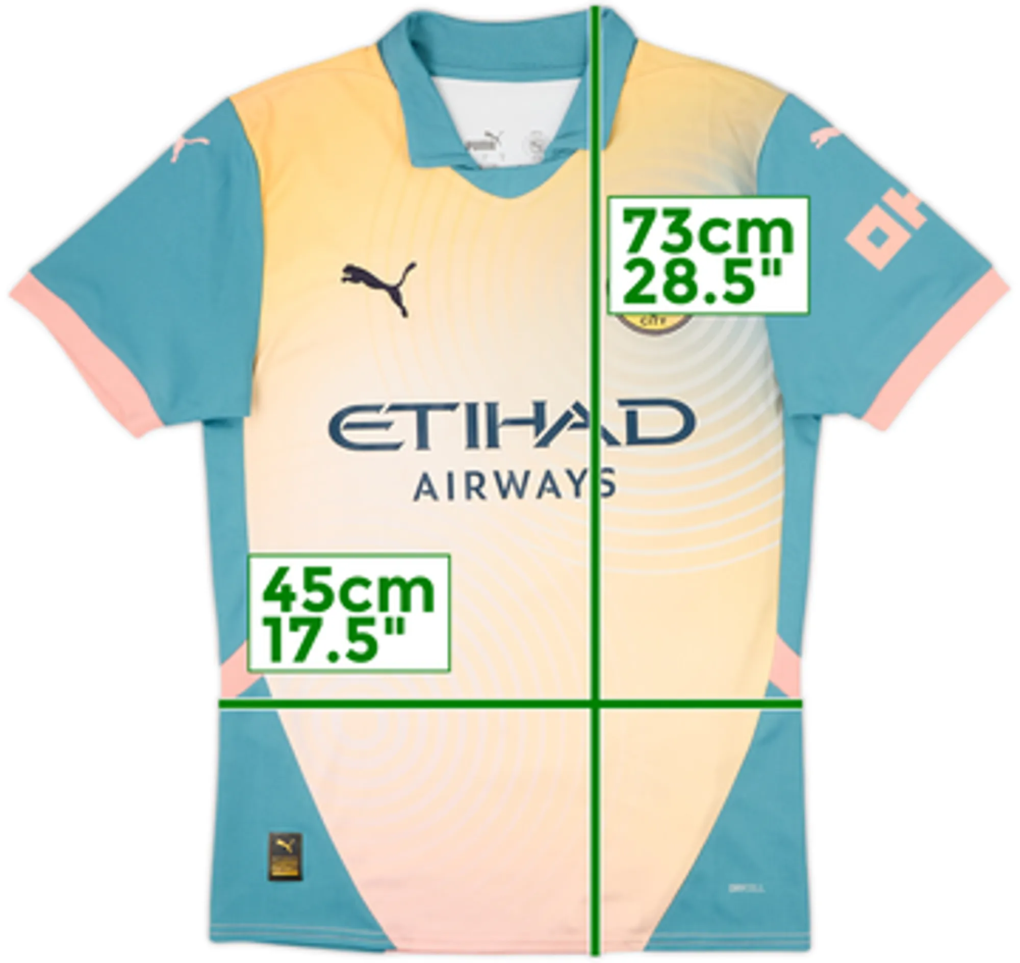 2024-25 Manchester City Fourth Shirt - 7/10 - (S)
