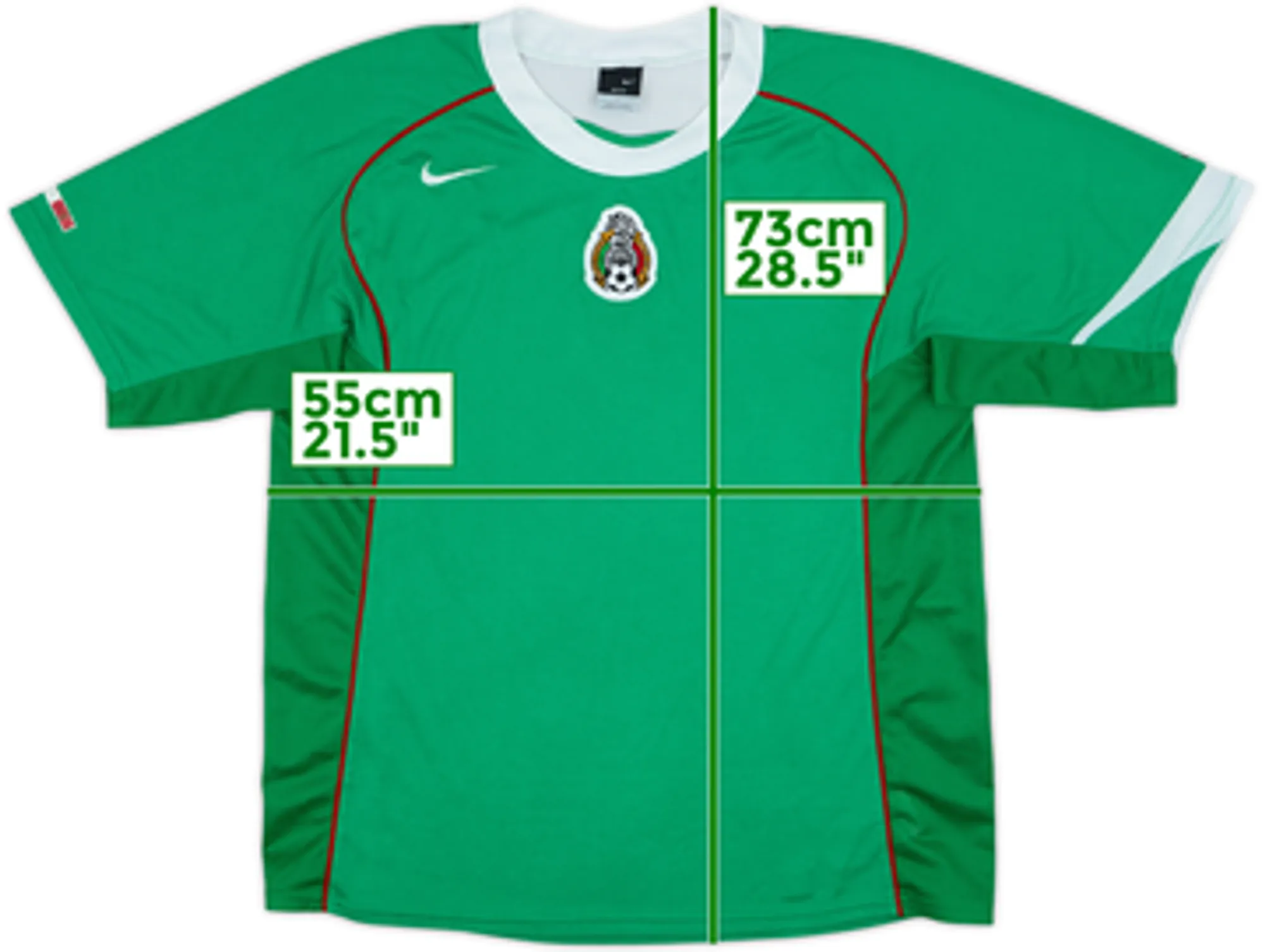 2005 Mexico Basic Home Shirt - 8/10 - (L)