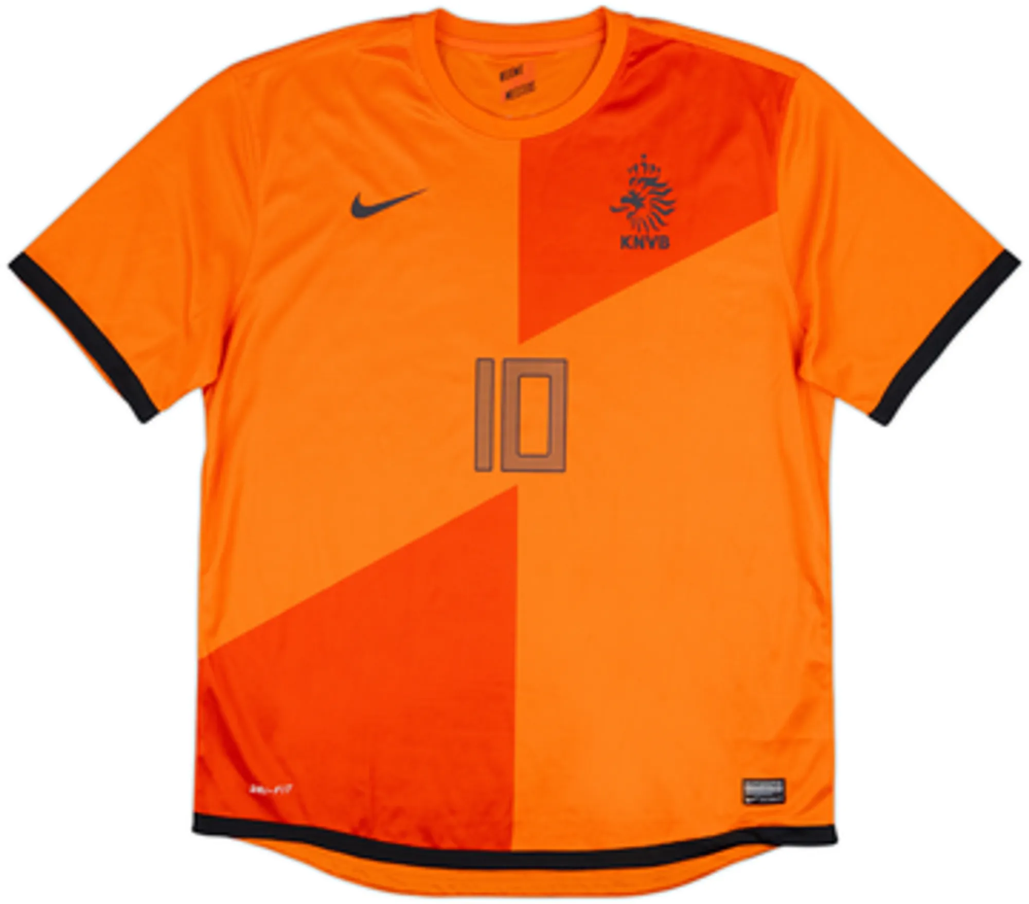 2012-13 Netherlands Home Shirt Sneijder #10 - 9/10 - (XL)