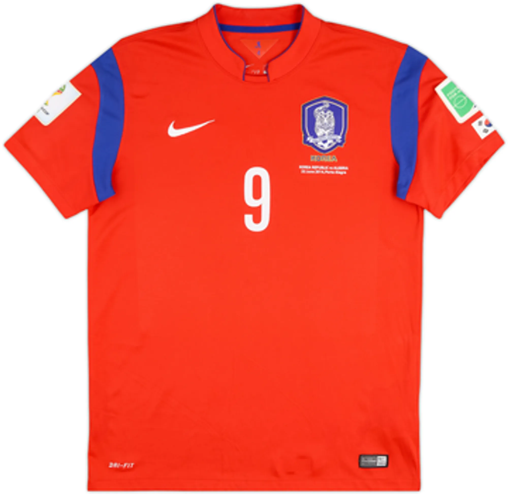 2014-15 South Korea Home Shirt H M Son #9 - 6/10 - (L)