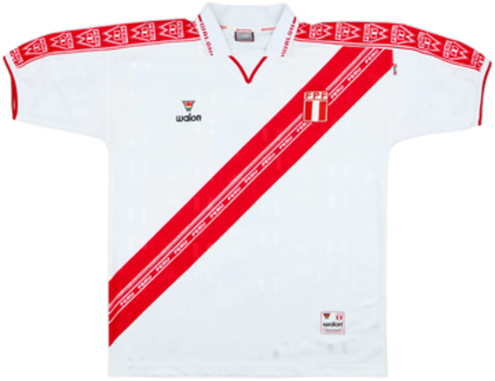 2000-01 Peru Home Shirt #9 - 8/10 - (L)