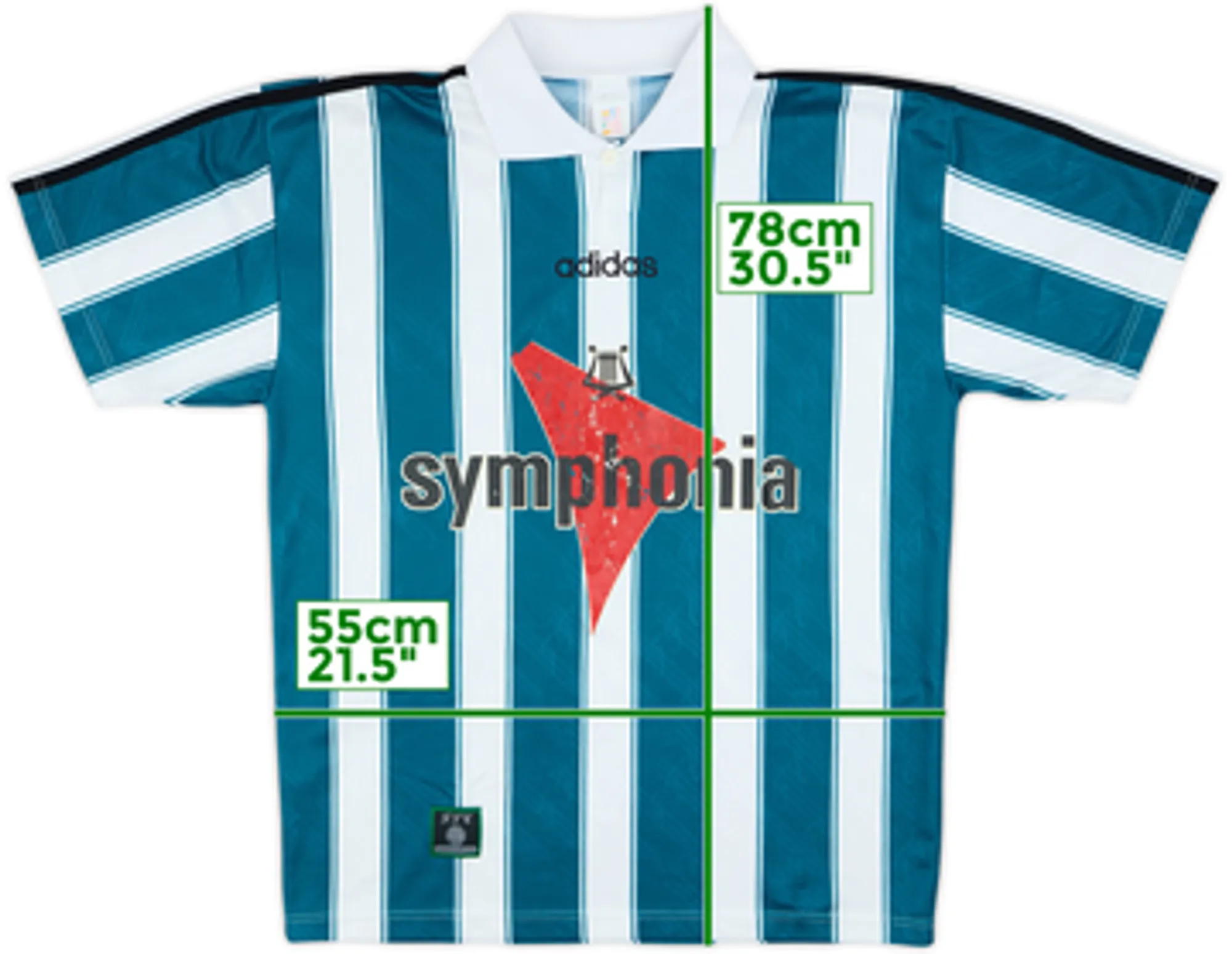 1996-97 Ferencvaros Home Shirt - 6/10 - (L)