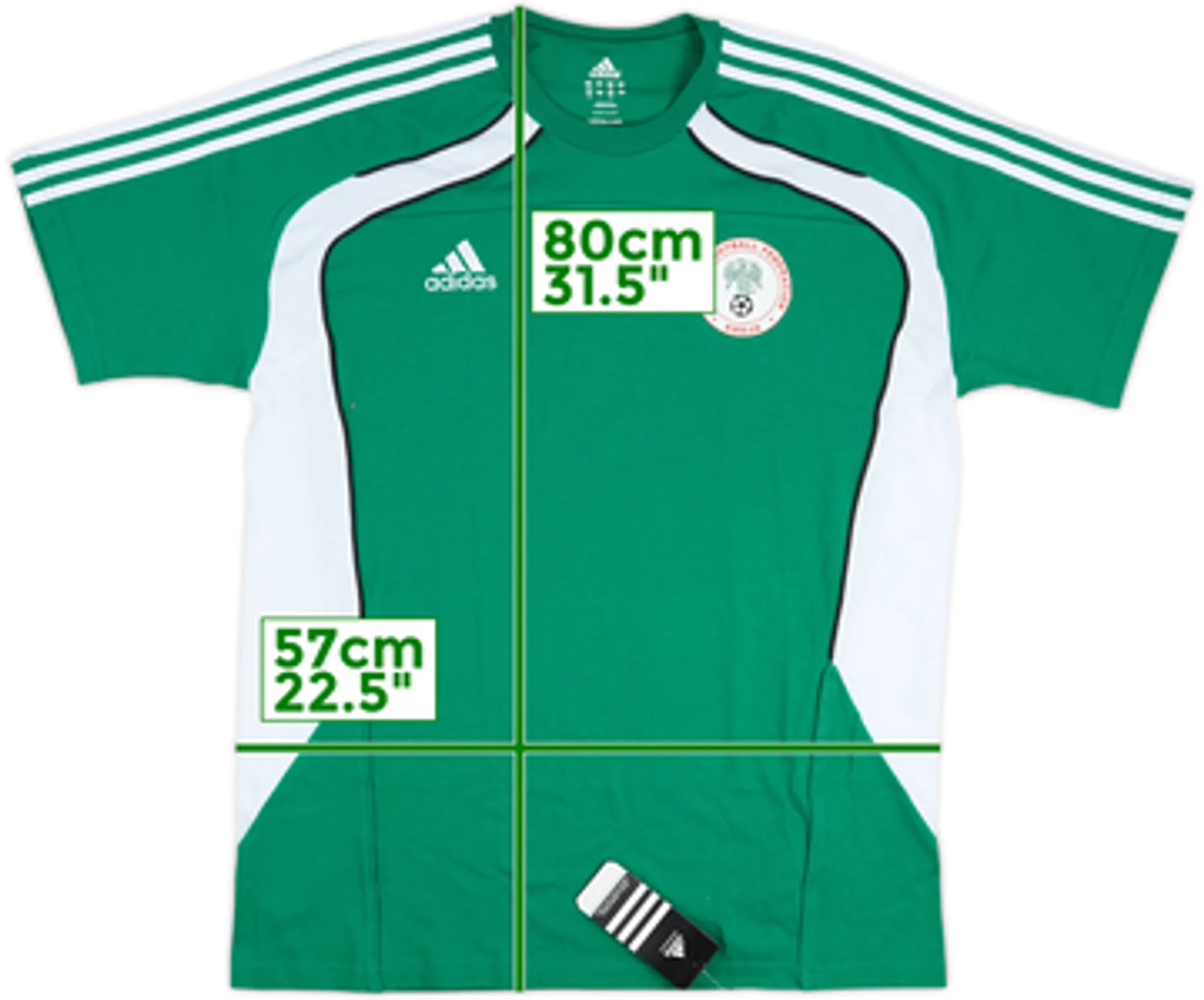 2009-10 Nigeria adidas Cotton Tee (XL/XXL)