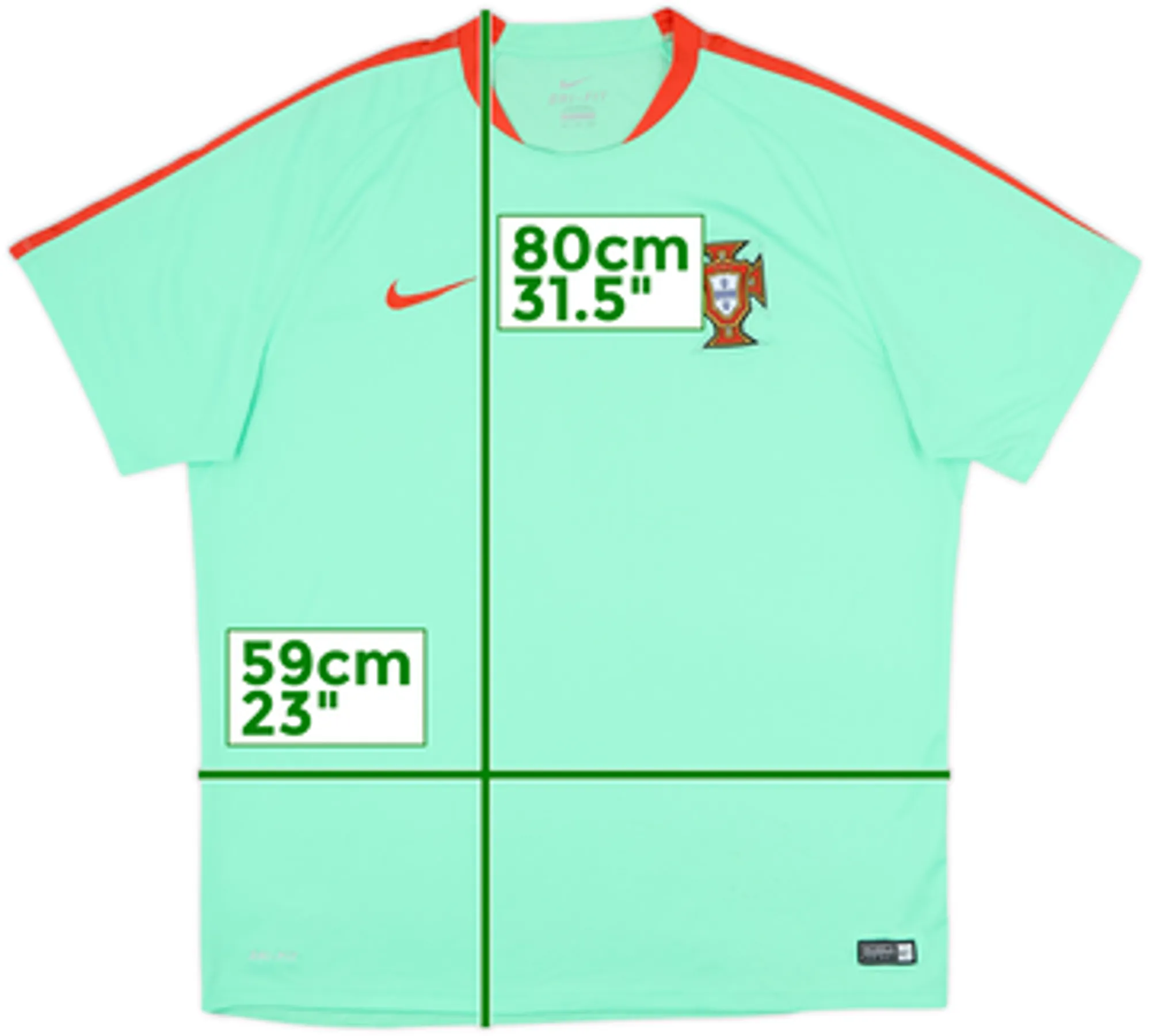2016-17 Portugal Nike Training Shirt - 6/10 - (XXL)
