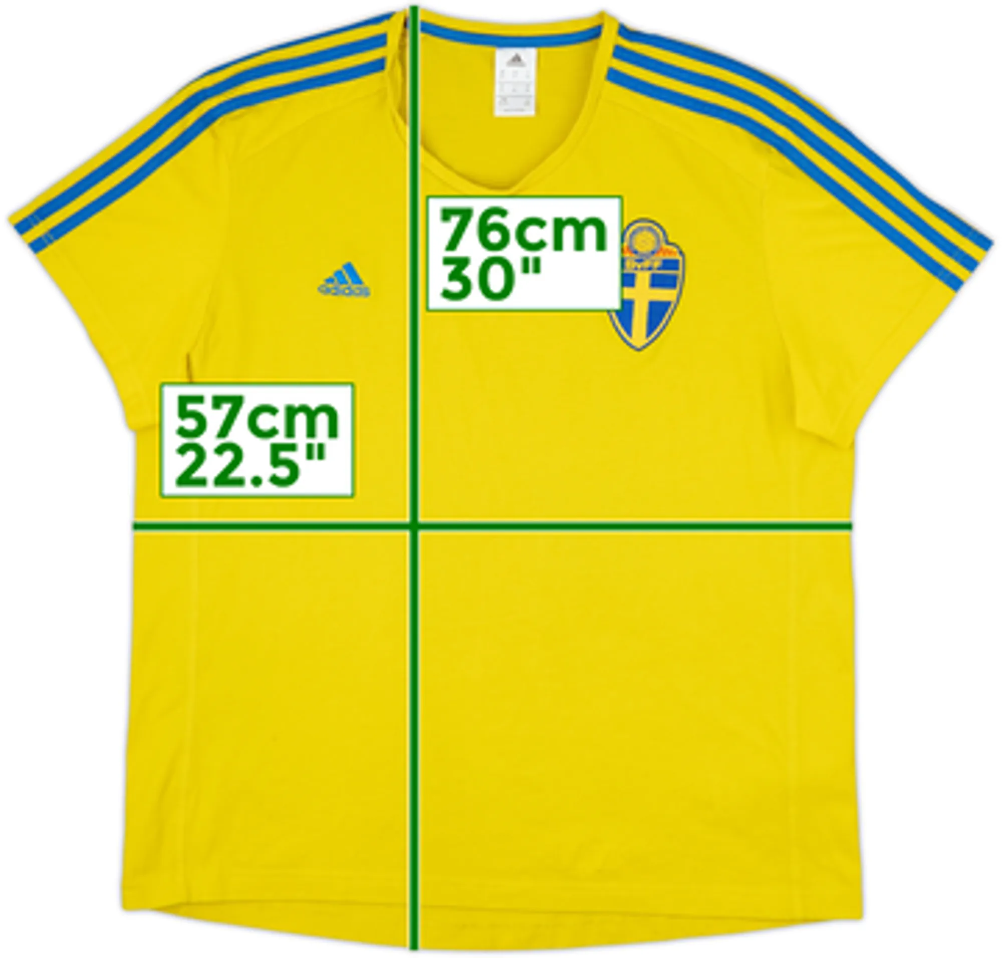 2016-17 Sweden adidas Cotton Tee - 6/10 - (XL)