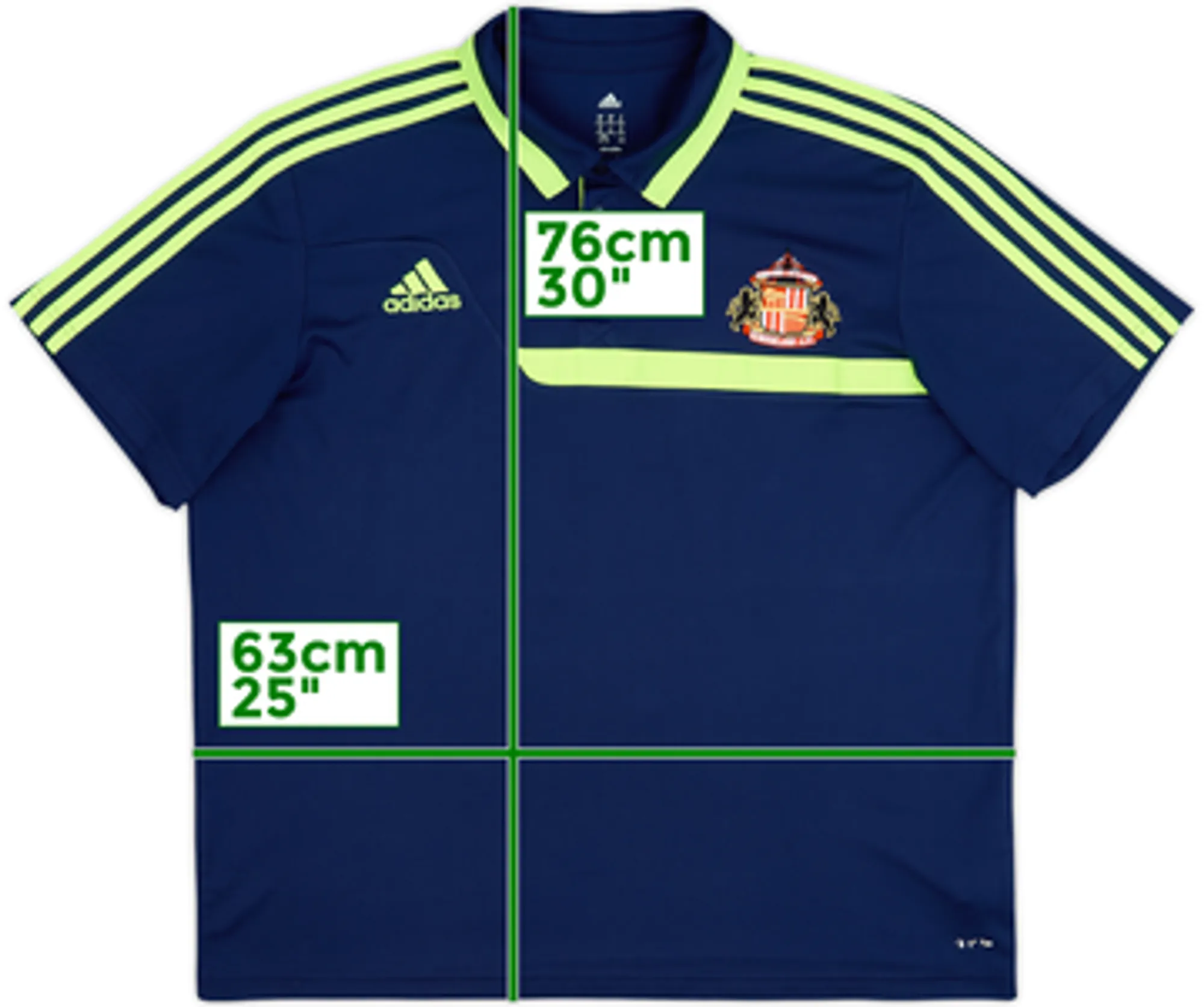 2013-14 Sunderland adidas Polo Shirt - 7/10 - (XL)