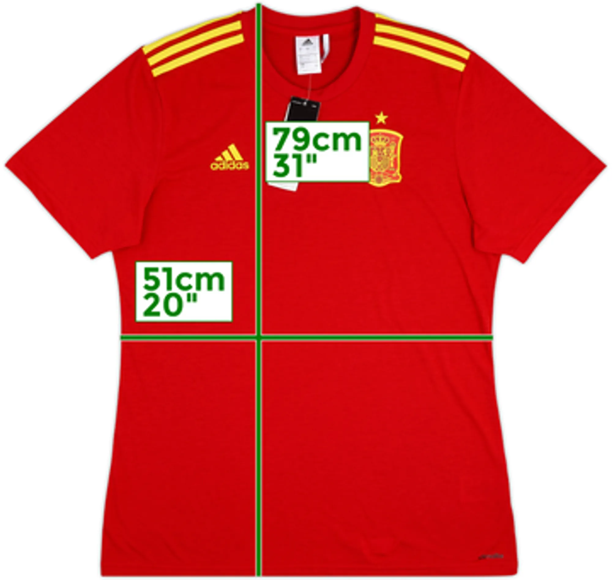 2015-16 Spain adidas Cotton Tee (L)