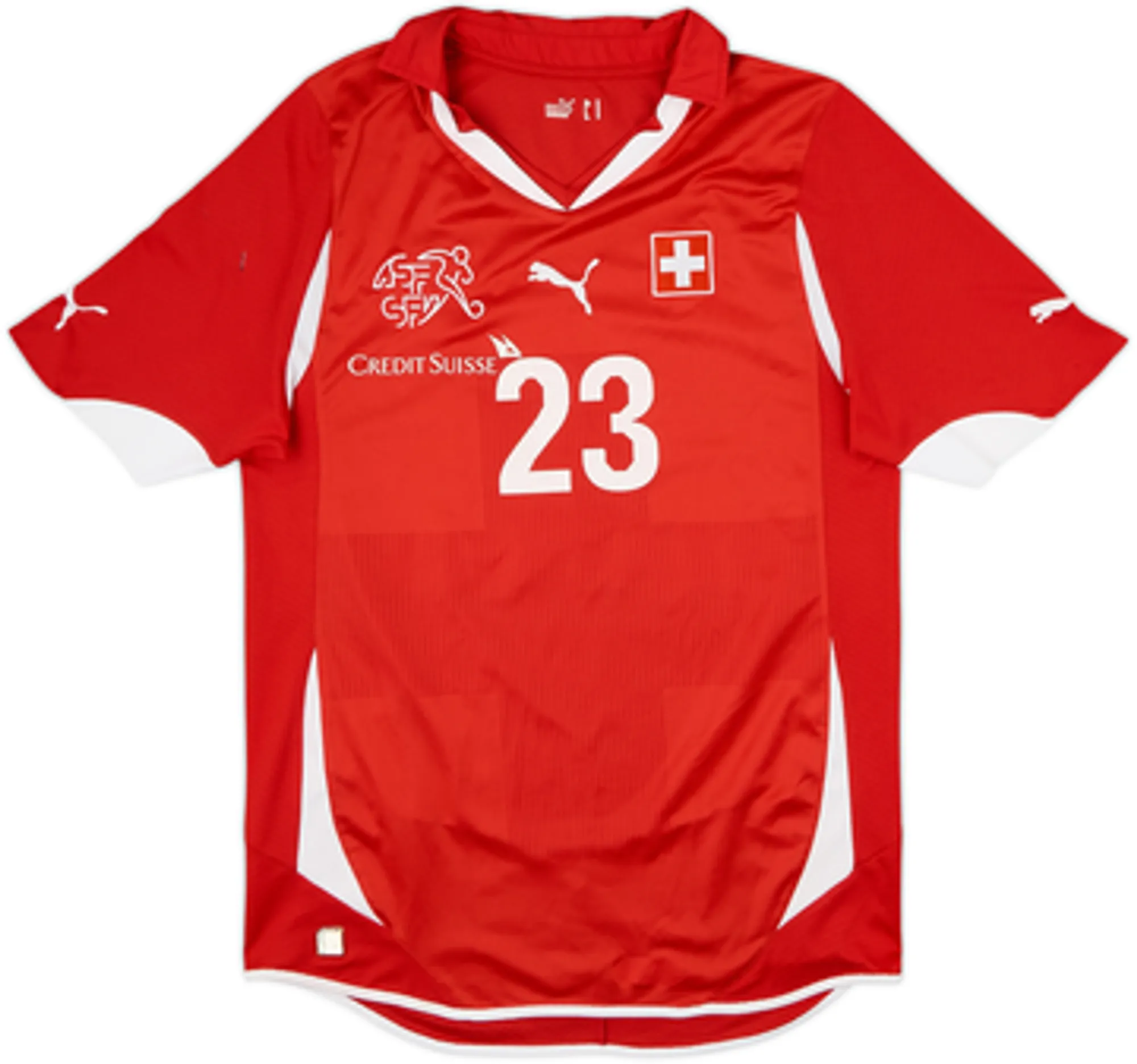 2010-11 Switzerland Home Shirt Shaqiri #23 - 5/10 - (M)