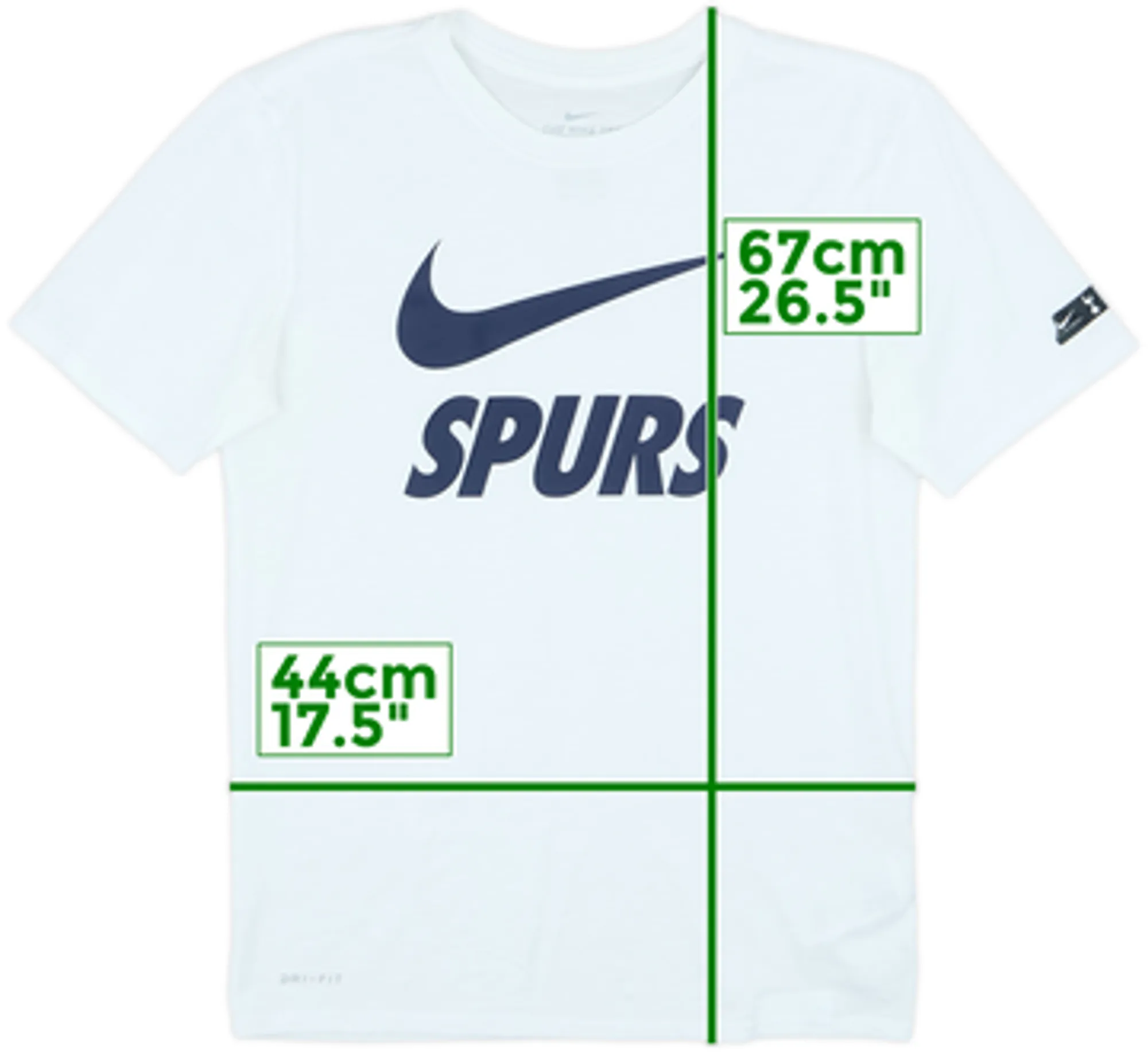 2018-19 Tottenham Nike Cotton Tee - 6/10 - (S)