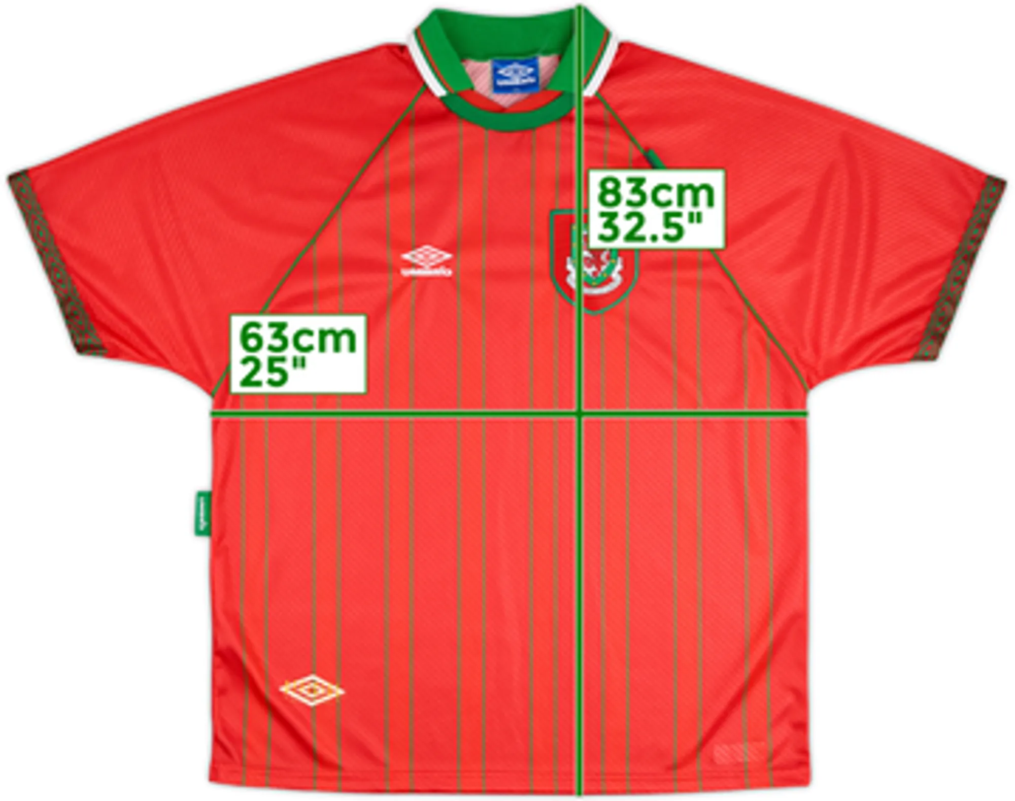 1994-96 Wales Home Shirt - 8/10 - (XXL)