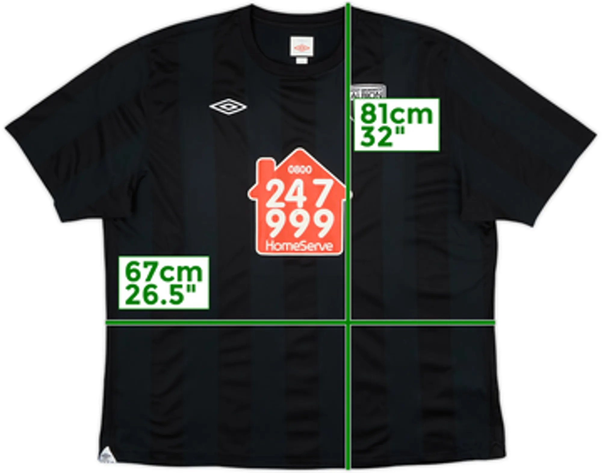 2010-11 West Brom Away Shirt - 7/10 - (3XL)