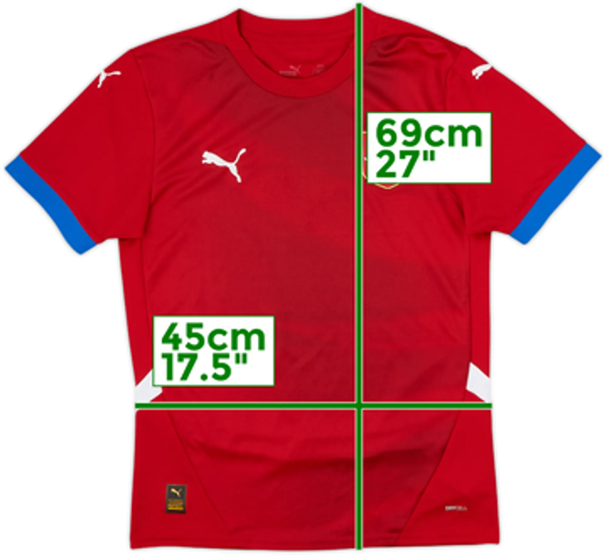 2024 Serbia Home Shirt - 8/10 - (S)