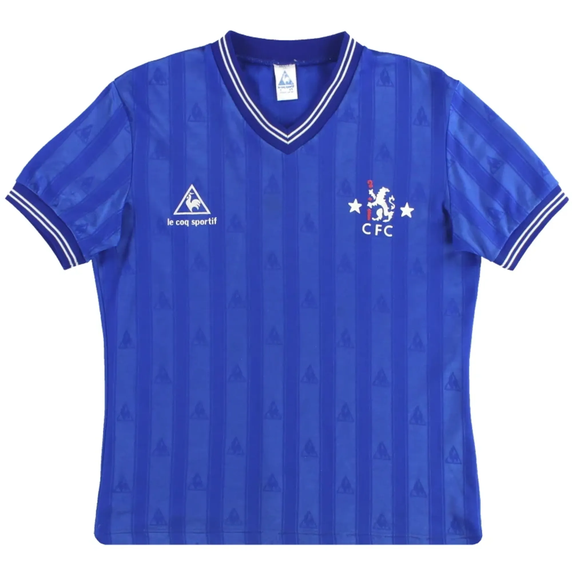 1985-86 Chelsea Le Coq Sportif Home Shirt Y - Chelsea / Excellent 