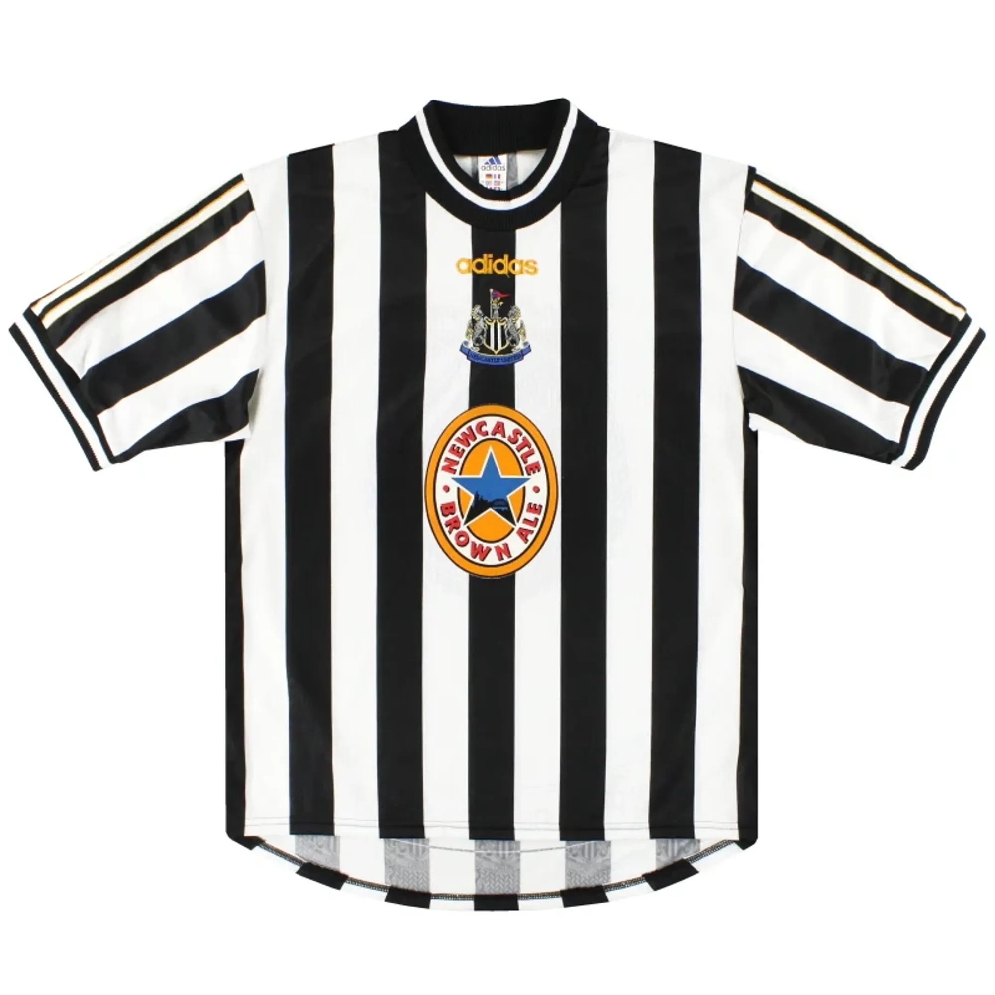 1997-99 Newcastle adidas Home Shirt XL - Newcastle United / Excellent 