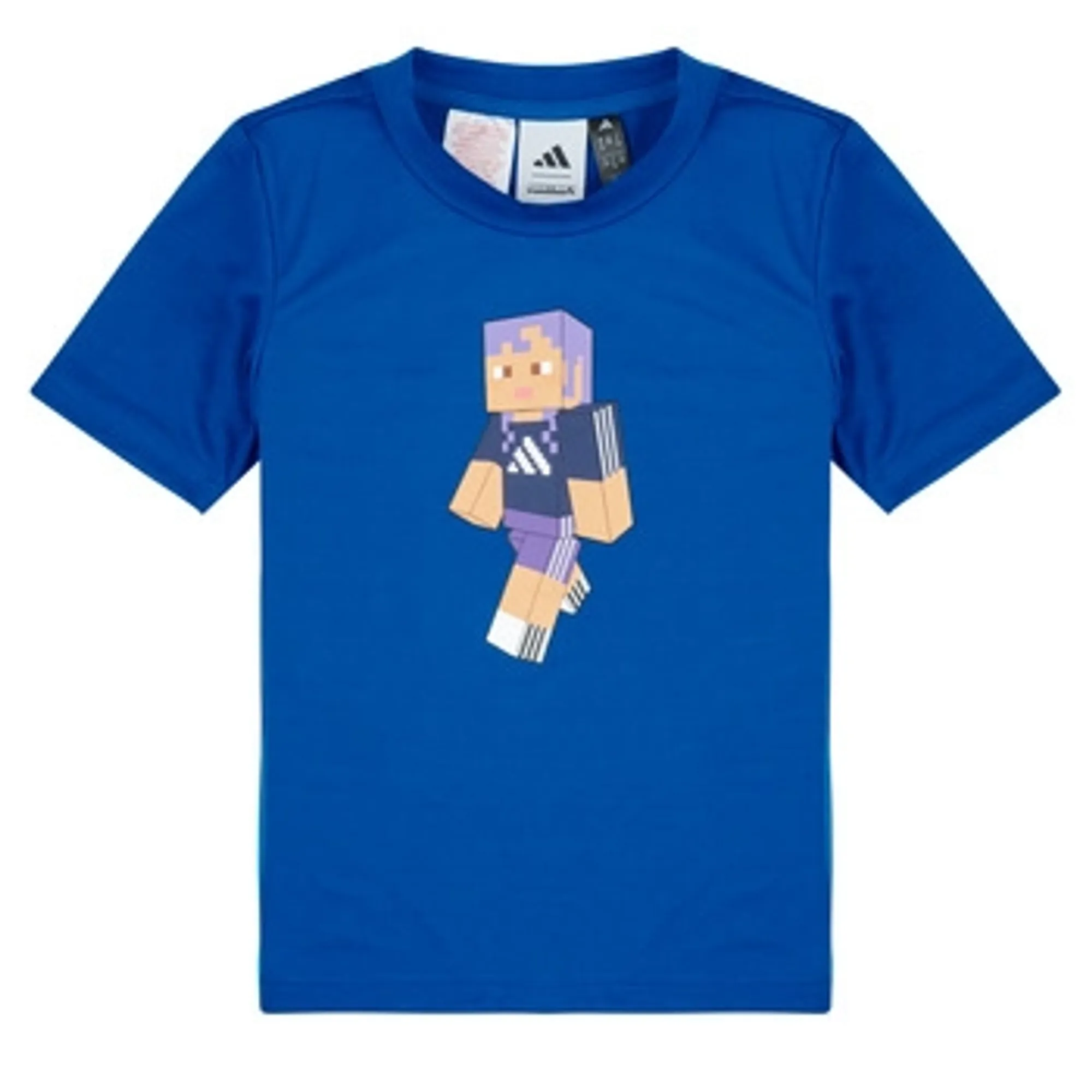 adidas  -  boys's Children's T shirt in Blue