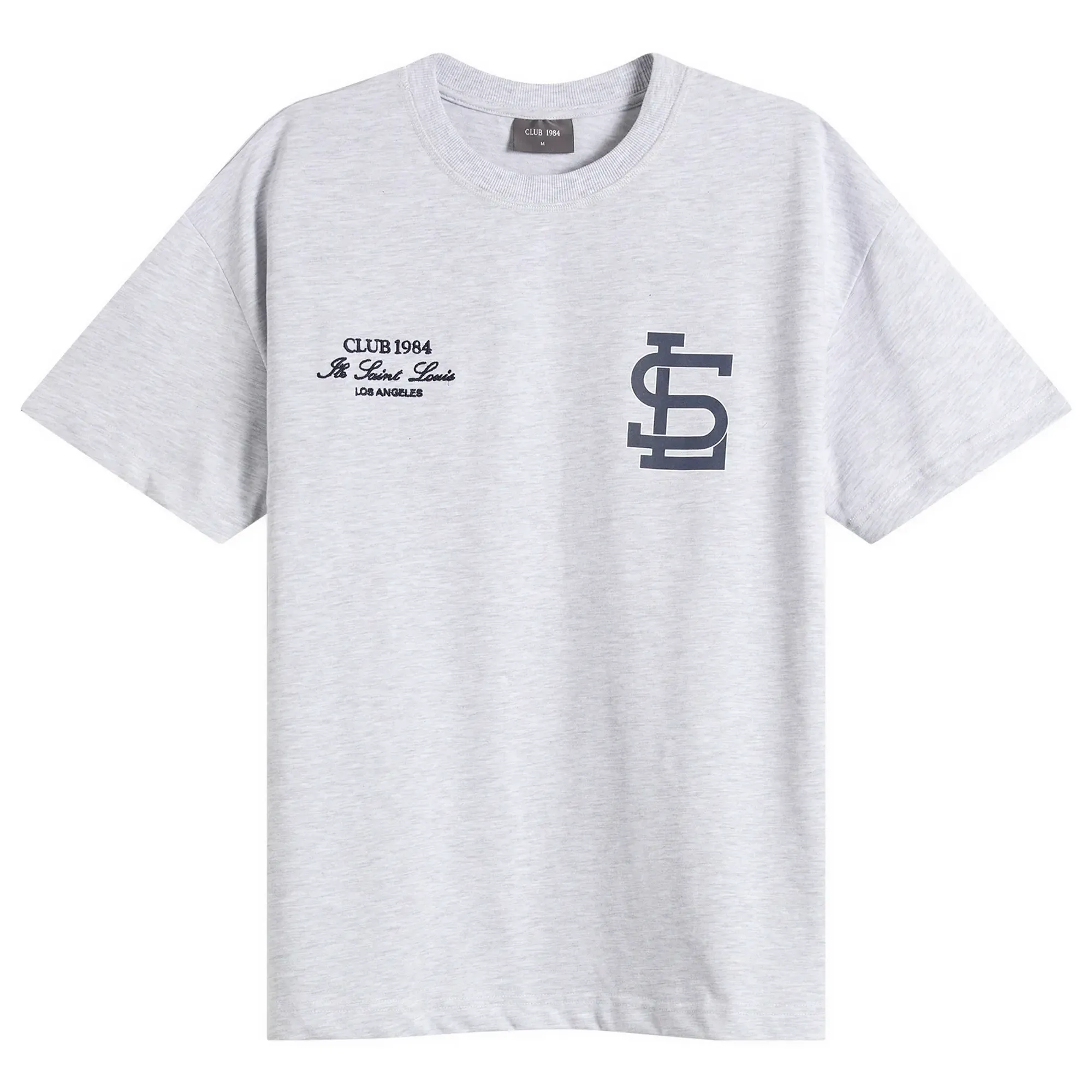 Club 1984 Men's Sl Athletics T-Shirt Grey Marl