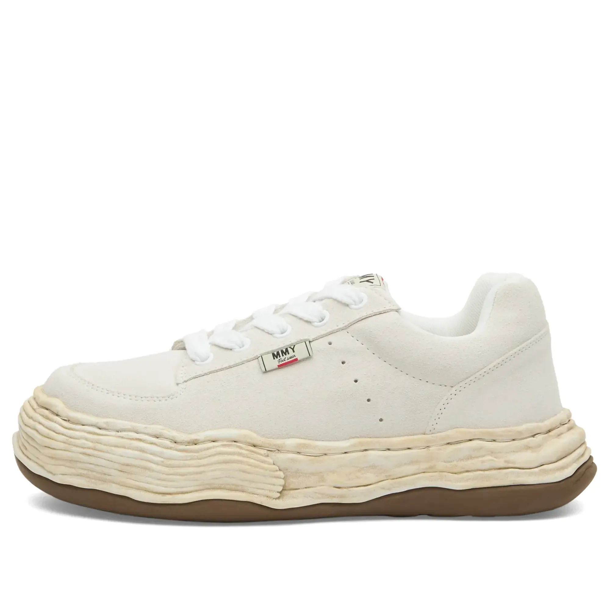 Maison Mihara Yasuhiro Men's Oliver Suede Sneaker White