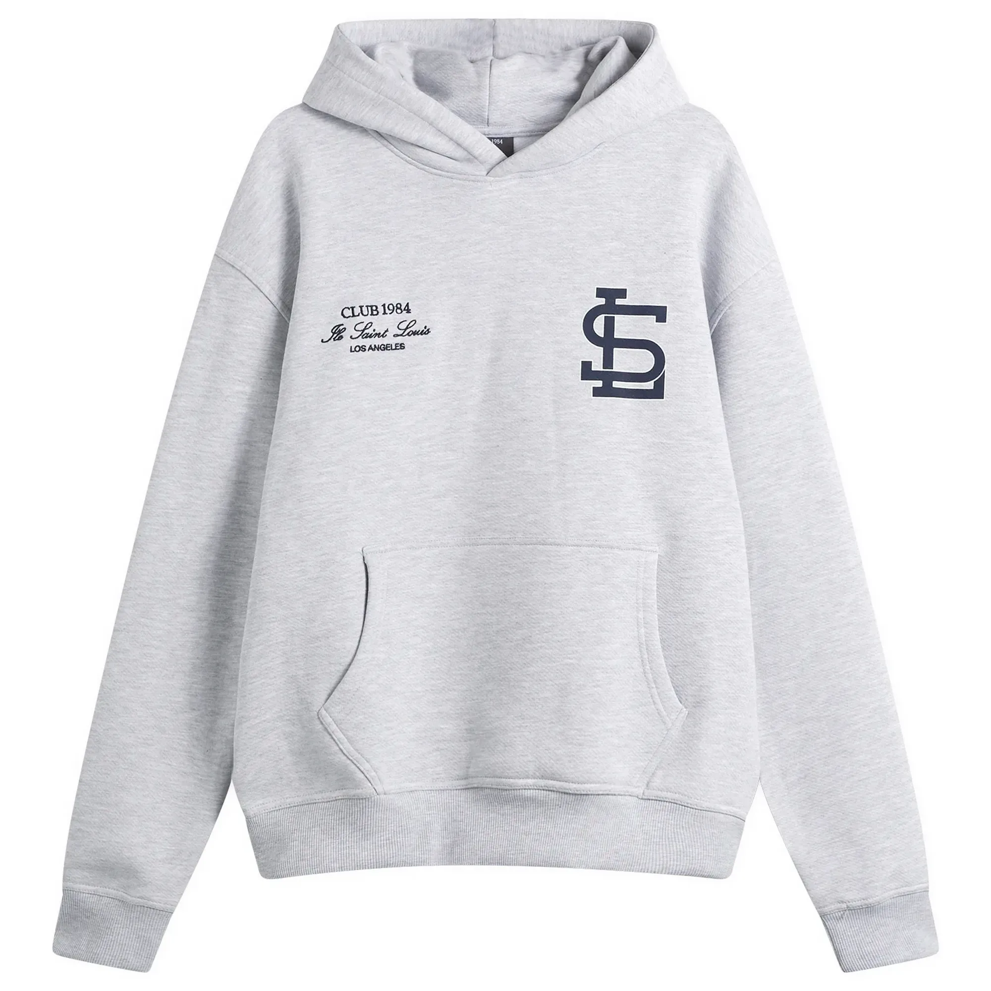 Club 1984 Men's Sl Atheltics Hoodie Grey Marl