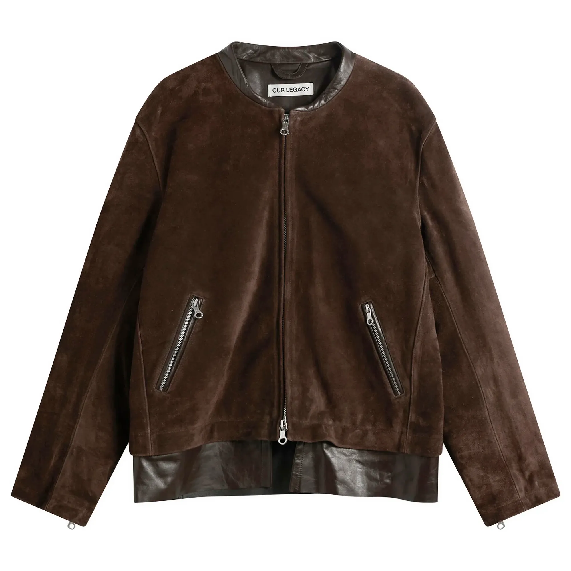 Our Legacy Men's Suede Drift Jacket Brown