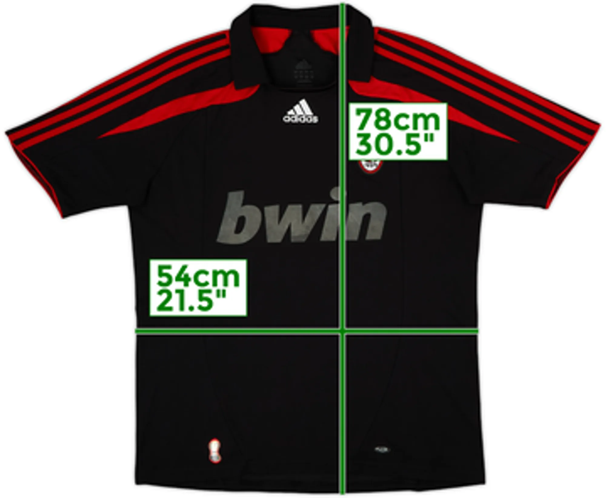 2007-08 AC Milan Third Shirt - 4/10 - (L)