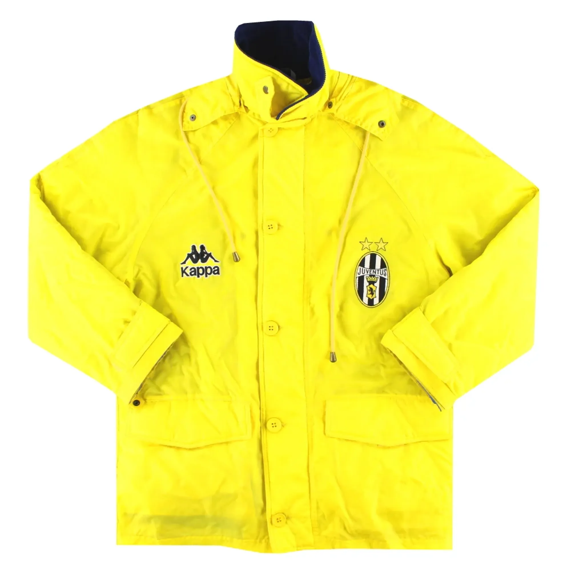 1995-96 Juventus Kappa Staff Issue Padded Rain Coat XL - Juventus / Excellent 