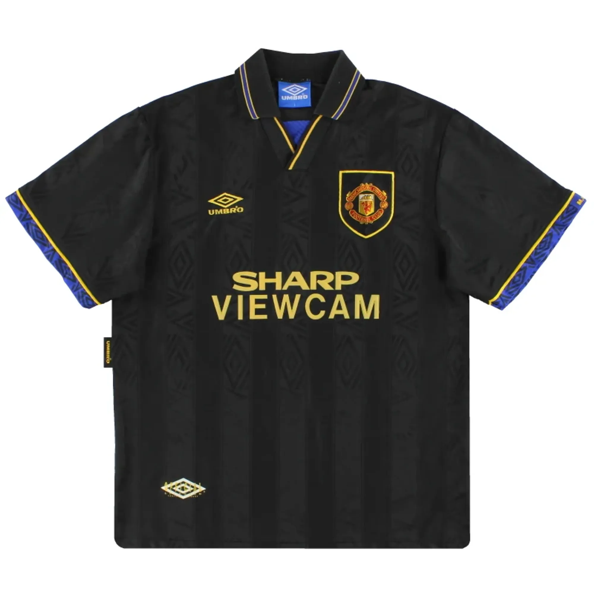 1993-95 Manchester United Umbro Away Shirt M - Manchester United / Excellent 