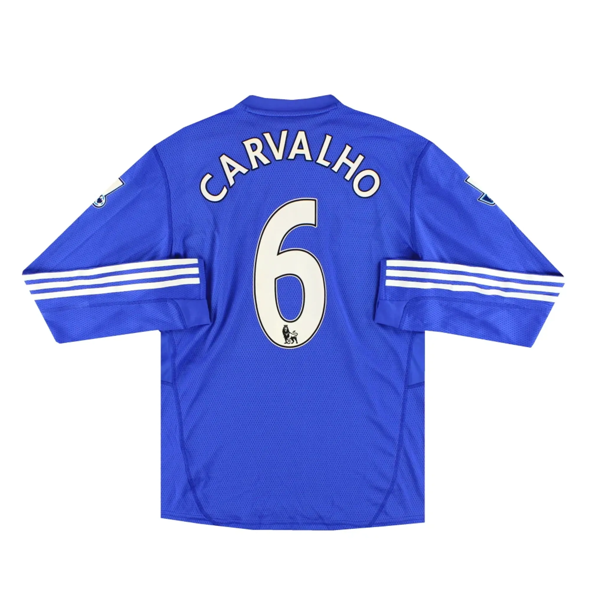 2009-10 Chelsea adidas Player Issue Home Shirt Carvalho #6 L/S L - Chelsea / Excellent 