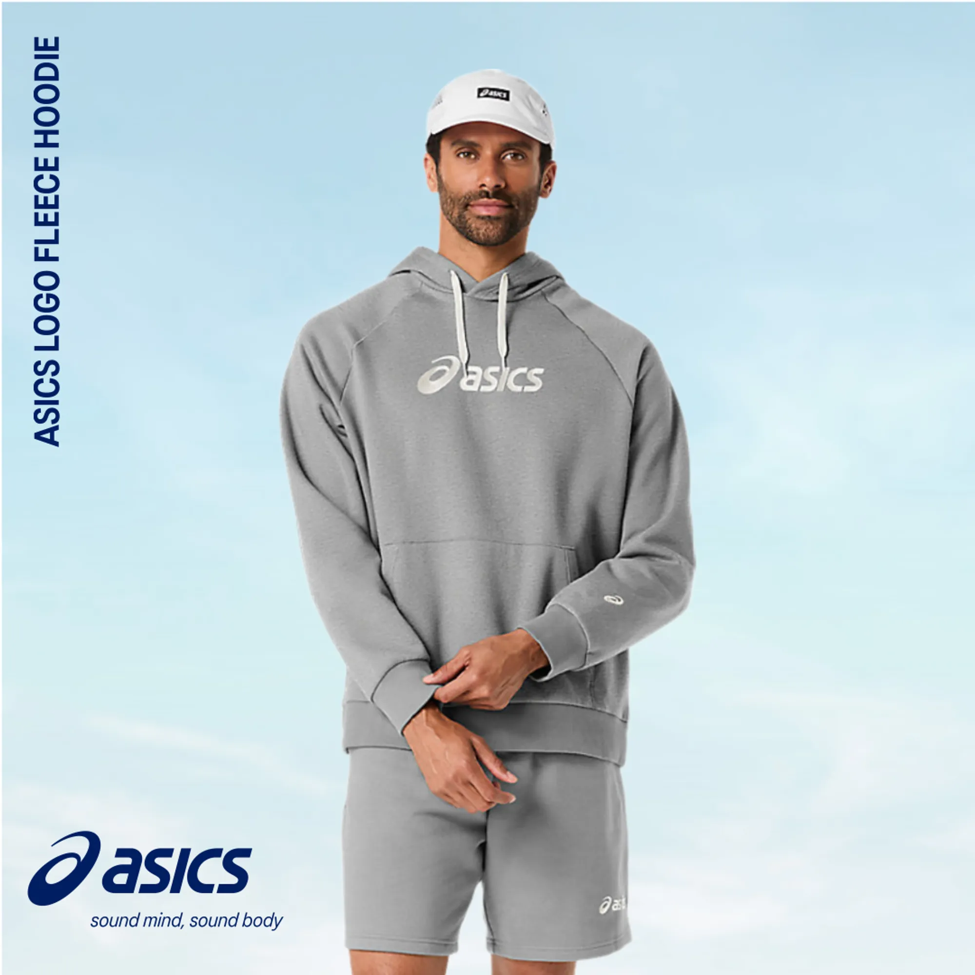 Asics Asics Logo Fleece Hoodie