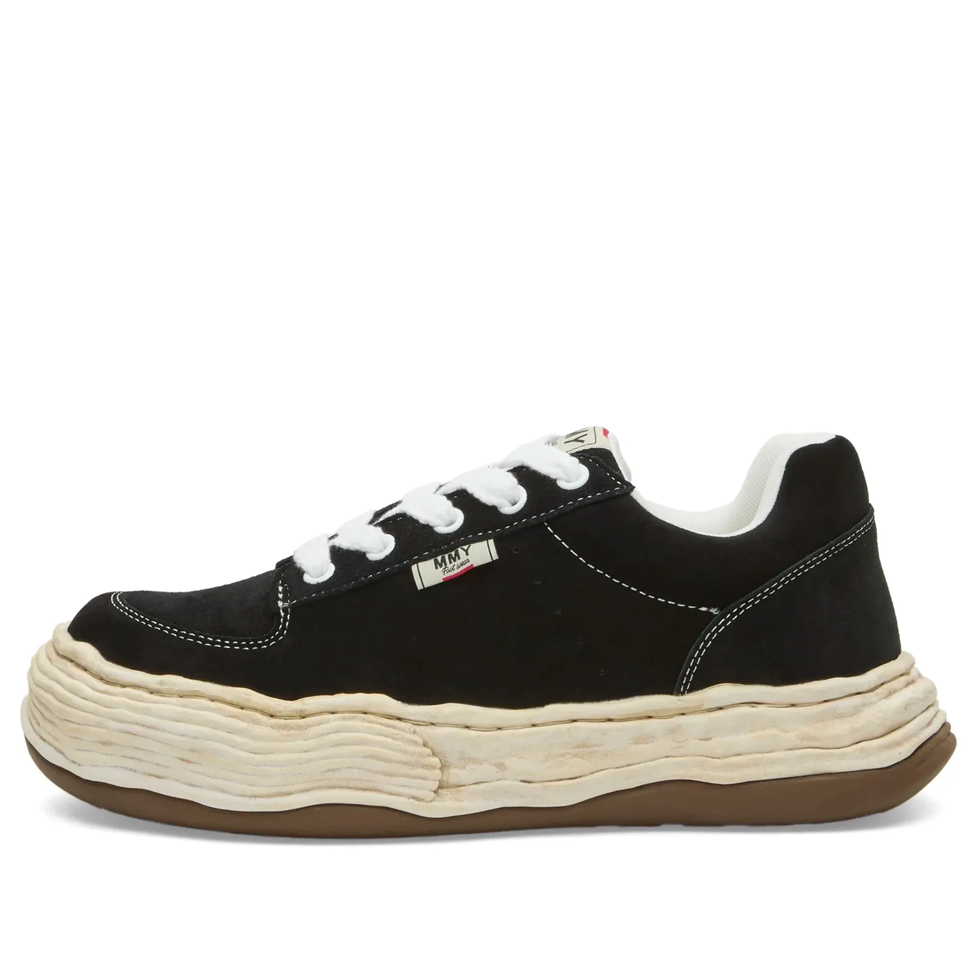 Maison Mihara Yasuhiro Men's Oliver Suede Sneaker Black