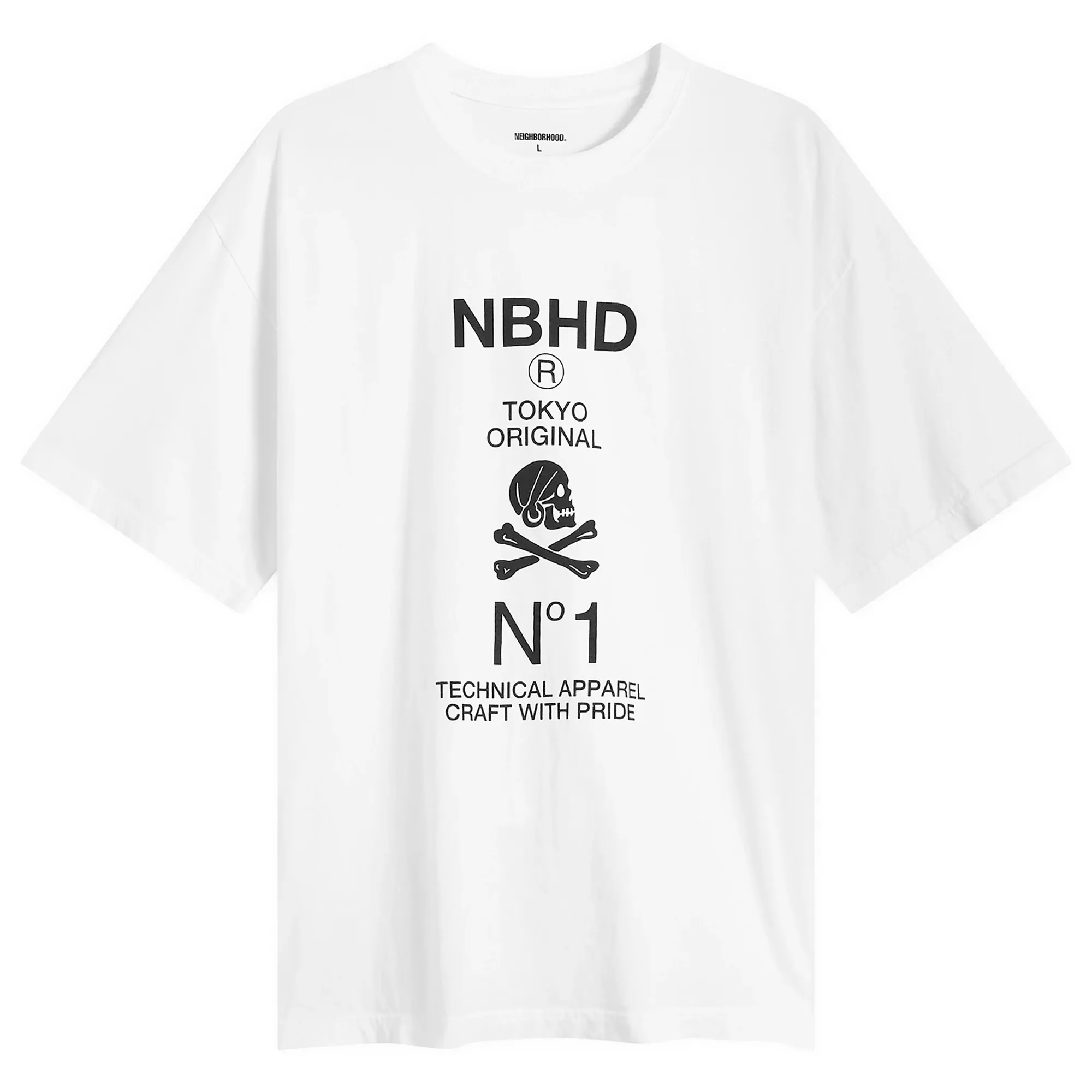 Neighborhood Men's SS-8 T-Shirt White