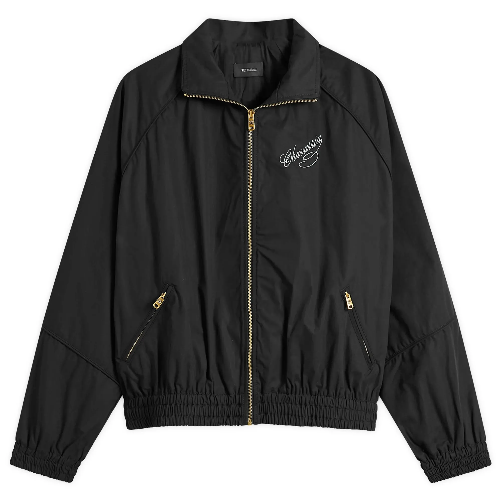 Willy Chavarria Men's Ruff Rider Track Jacket Black