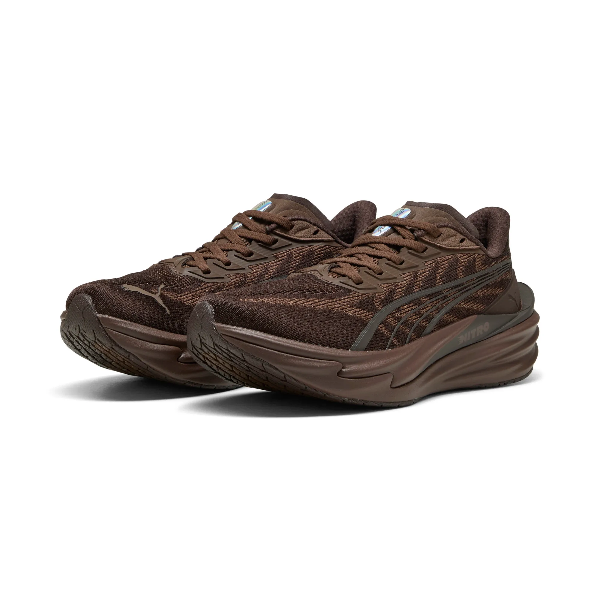 PUMA Deviate NITRO 4 Running Shoes Women in Brown | Size 3