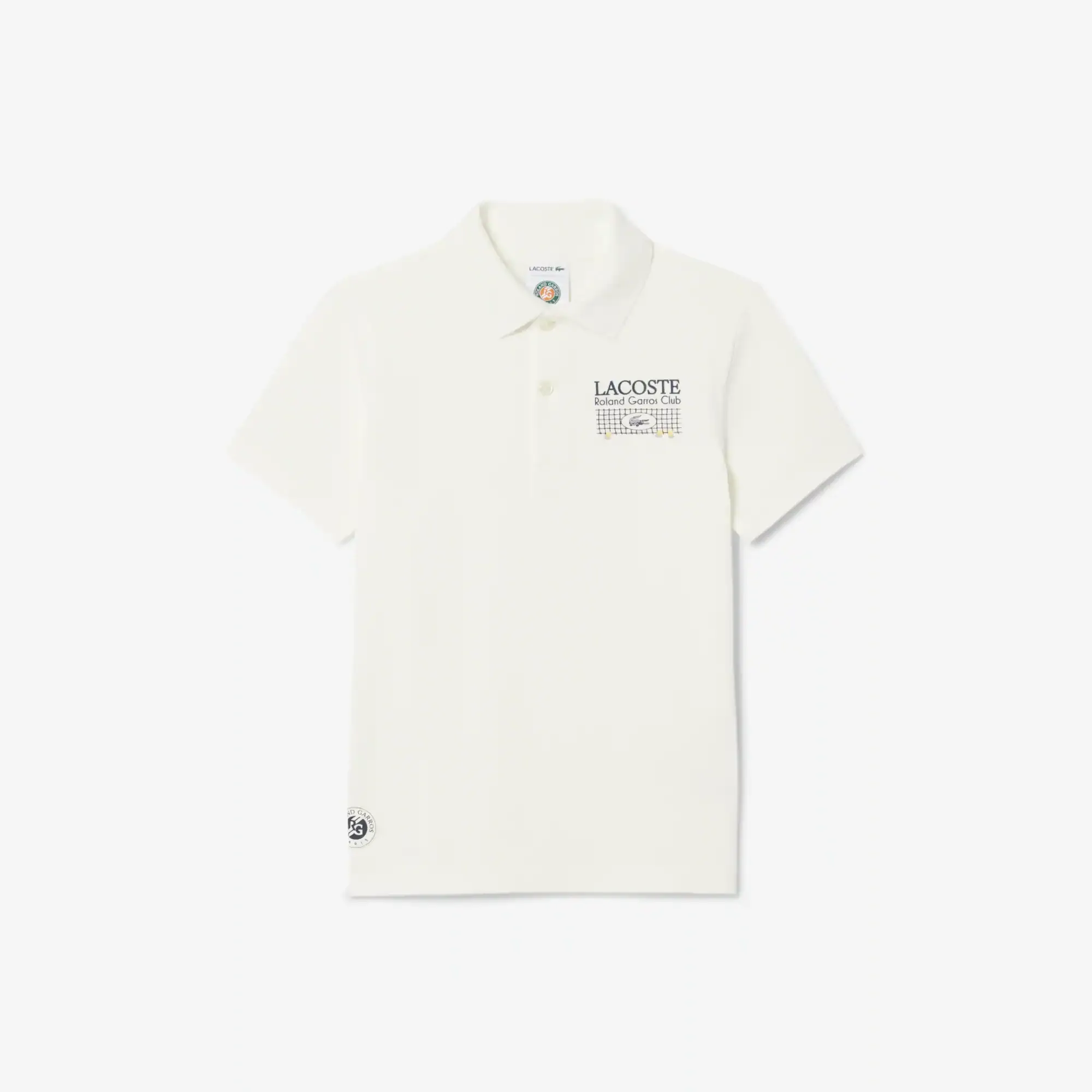 Lacoste Roland-Garros Edition Petit Piqué Polo Shirt - White