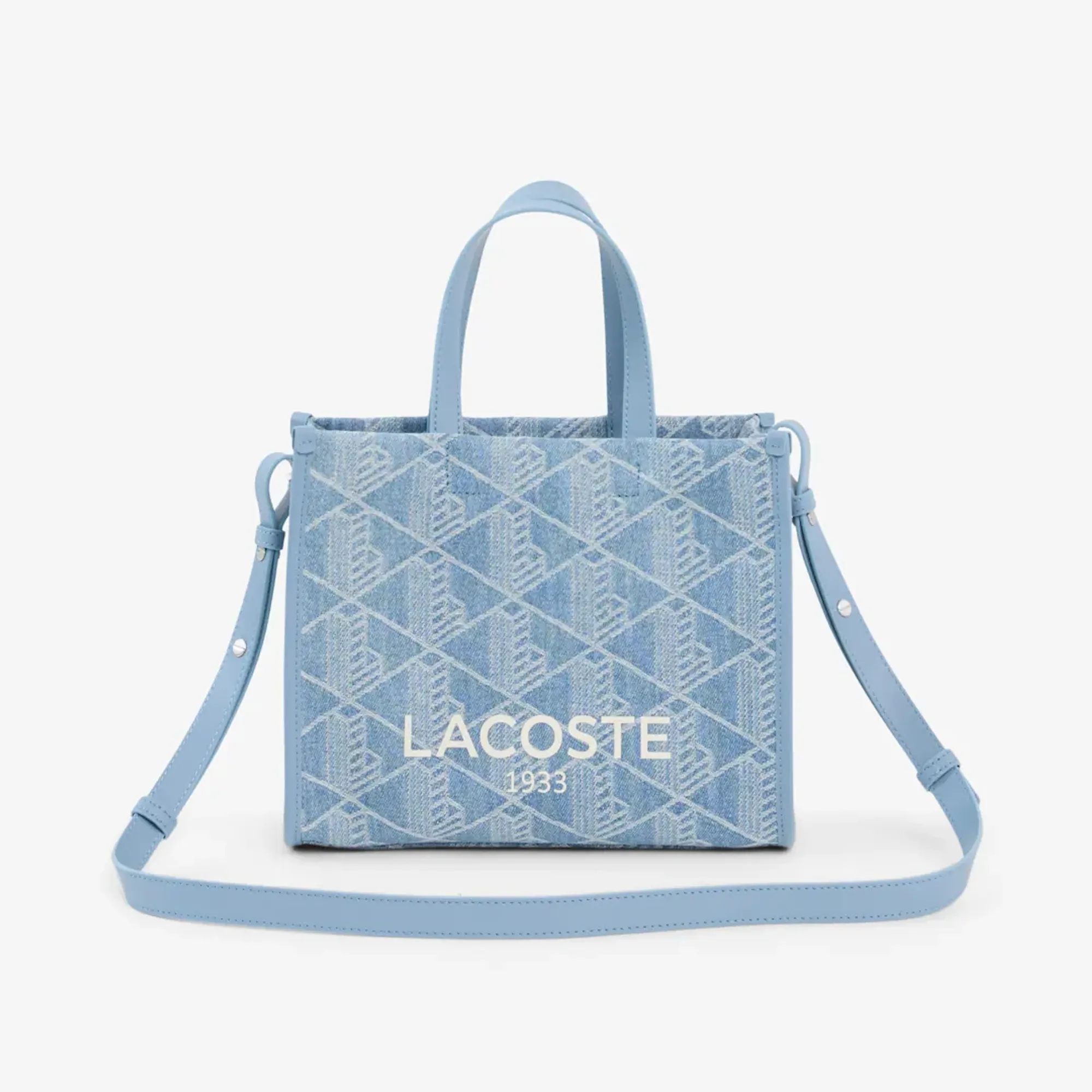 Lacoste Small Heritage Jacquard Tote - Tradewinds