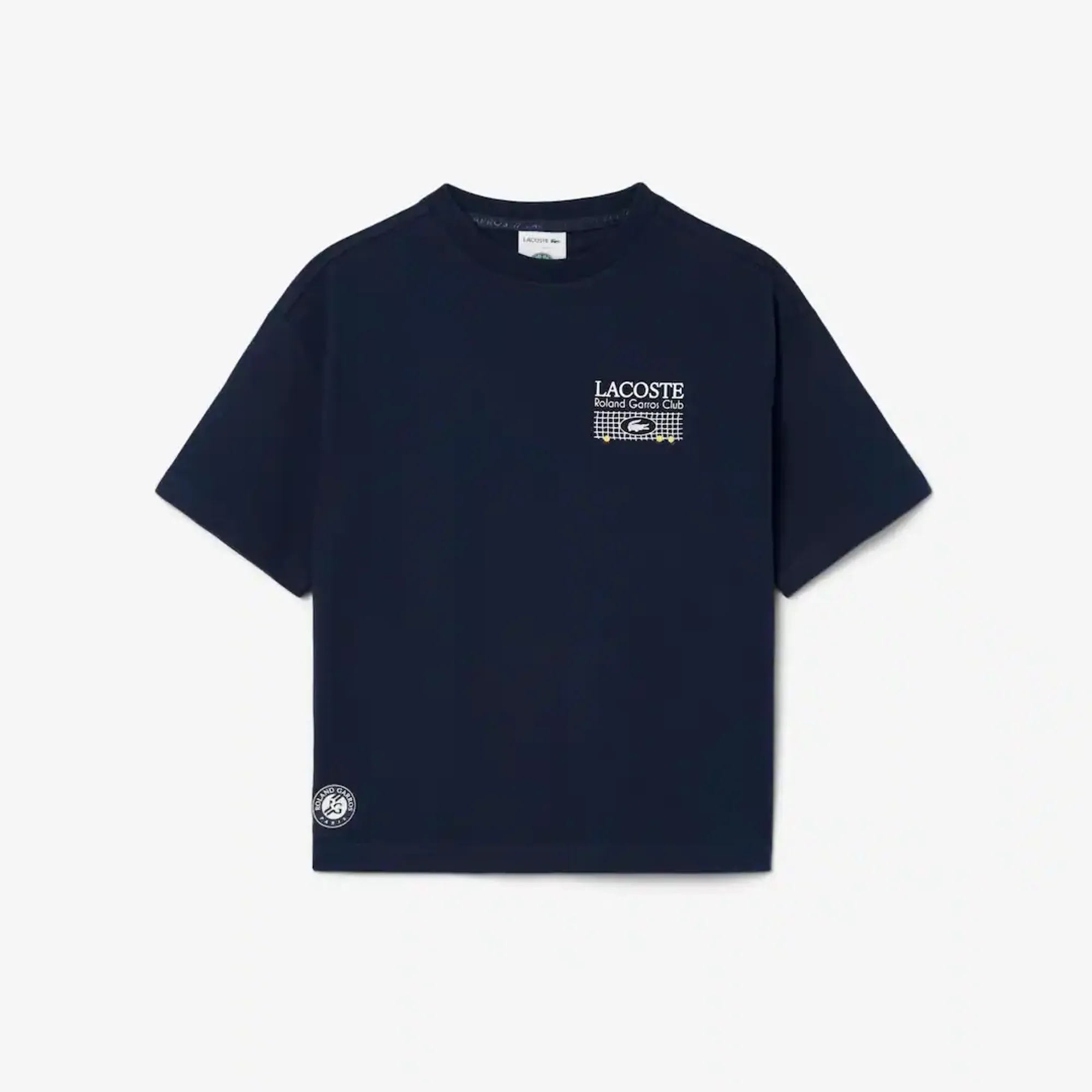 Lacoste Unisex Roland-Garros Edition Print T-shirt - Midnight Blue