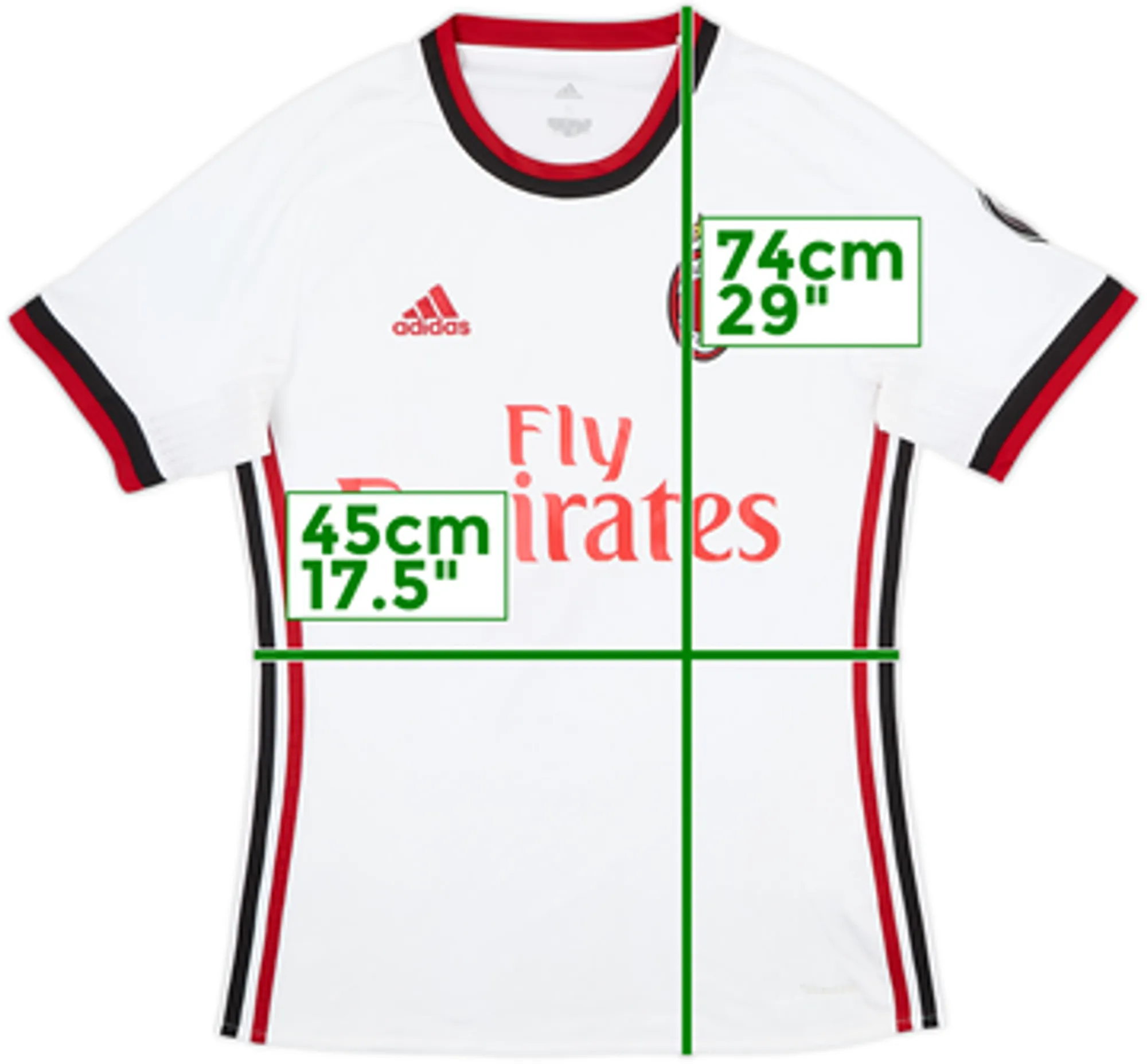 2017-18 AC Milan Away Shirt - 8/10 - (S)