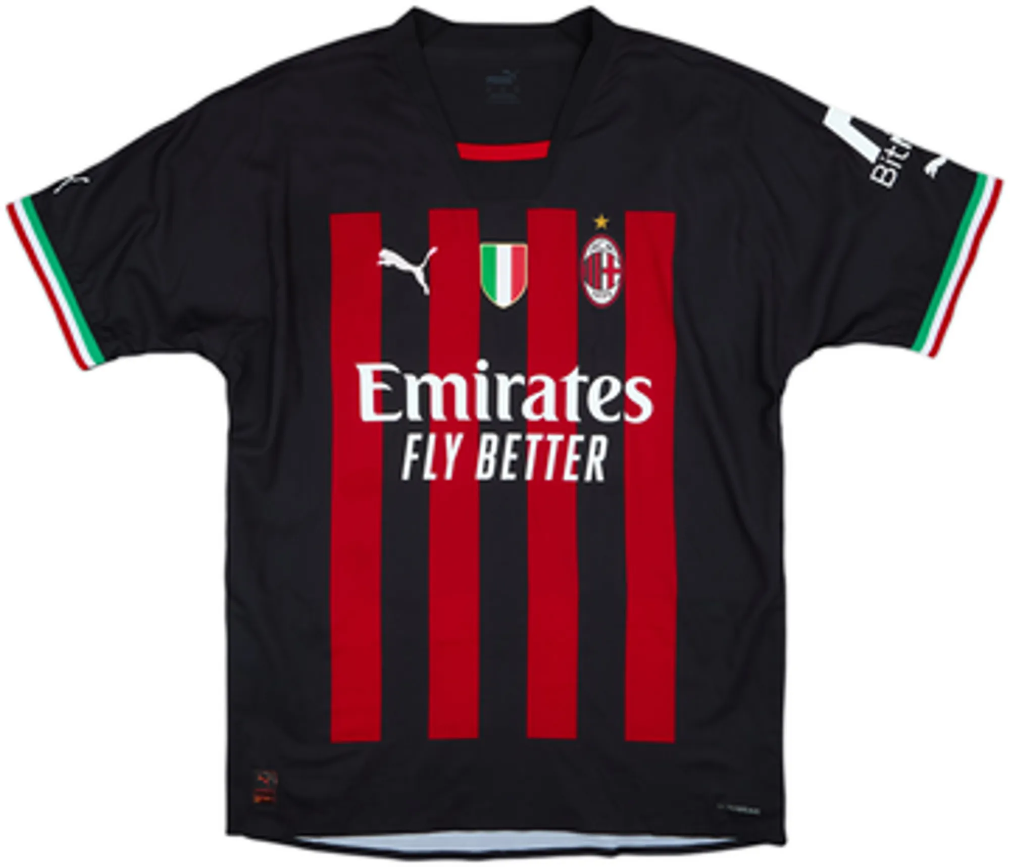 2022-23 AC Milan Authentic Home Shirt Tonali #8 - 8/10 - (XL)