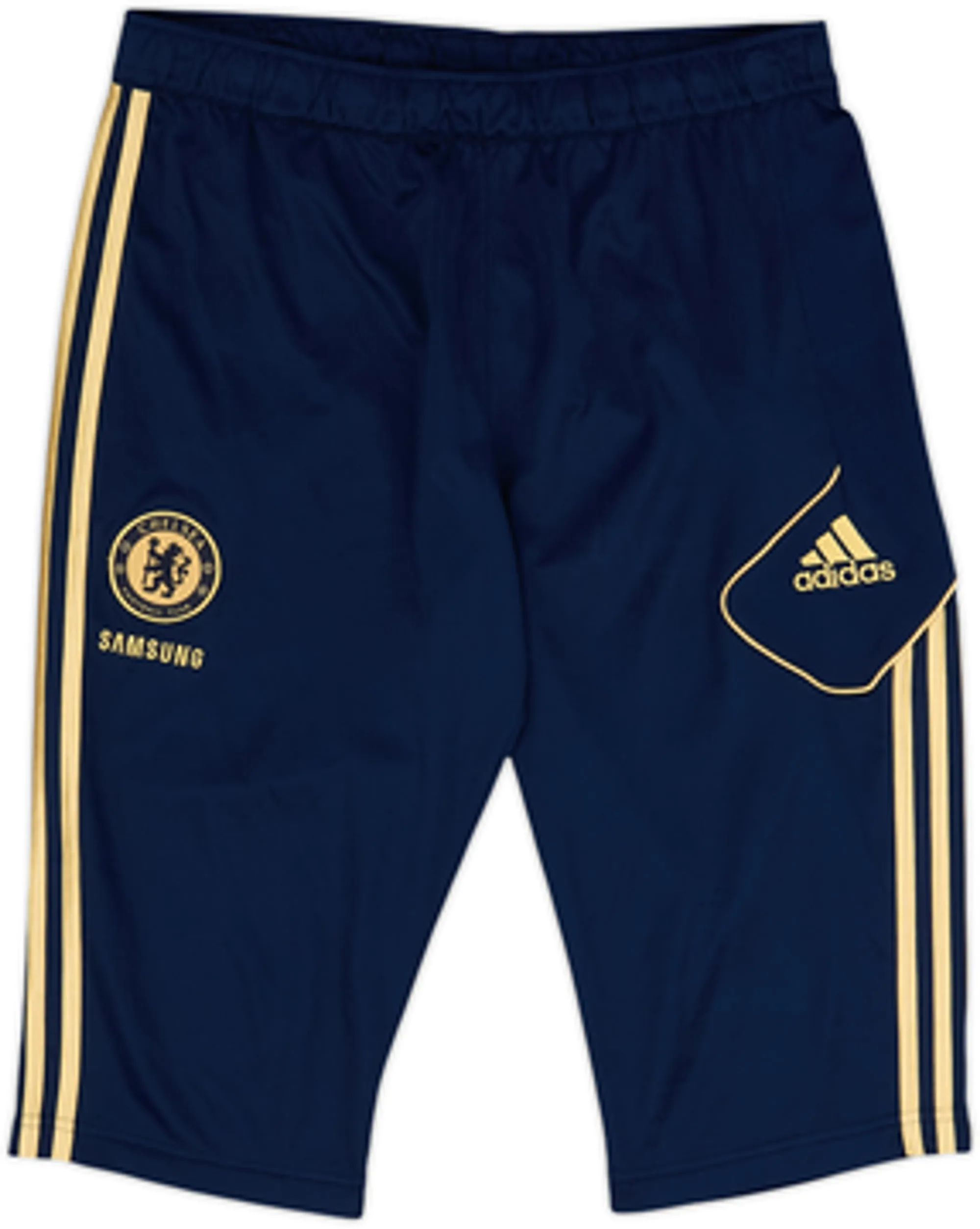 2012-13 Chelsea adidas 3/4 Track Pants/Bottoms - 8/10 - (S)