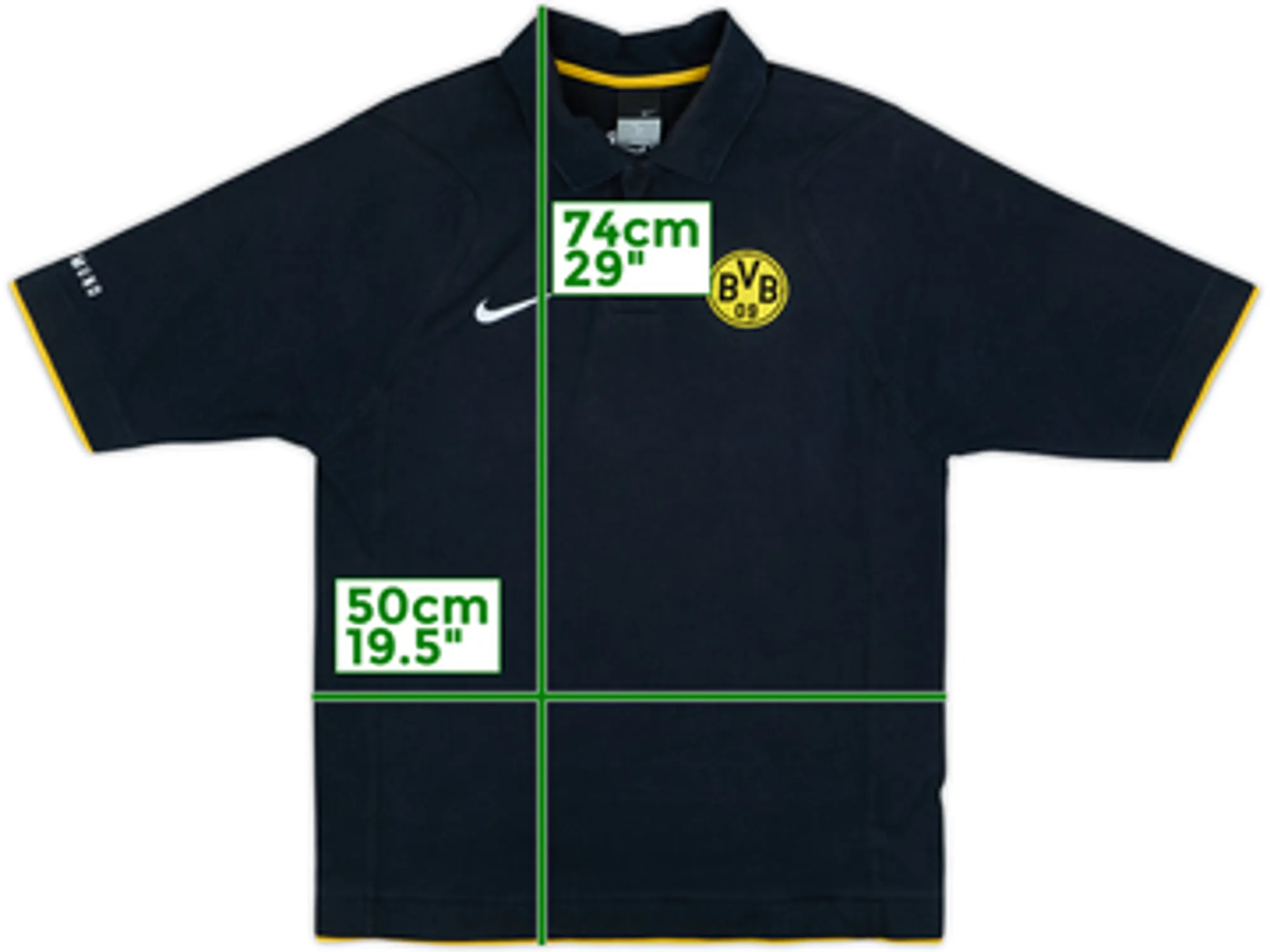 2005-06 Borussia Dortmund Nike Polo Shirt - 8/10 - (M)