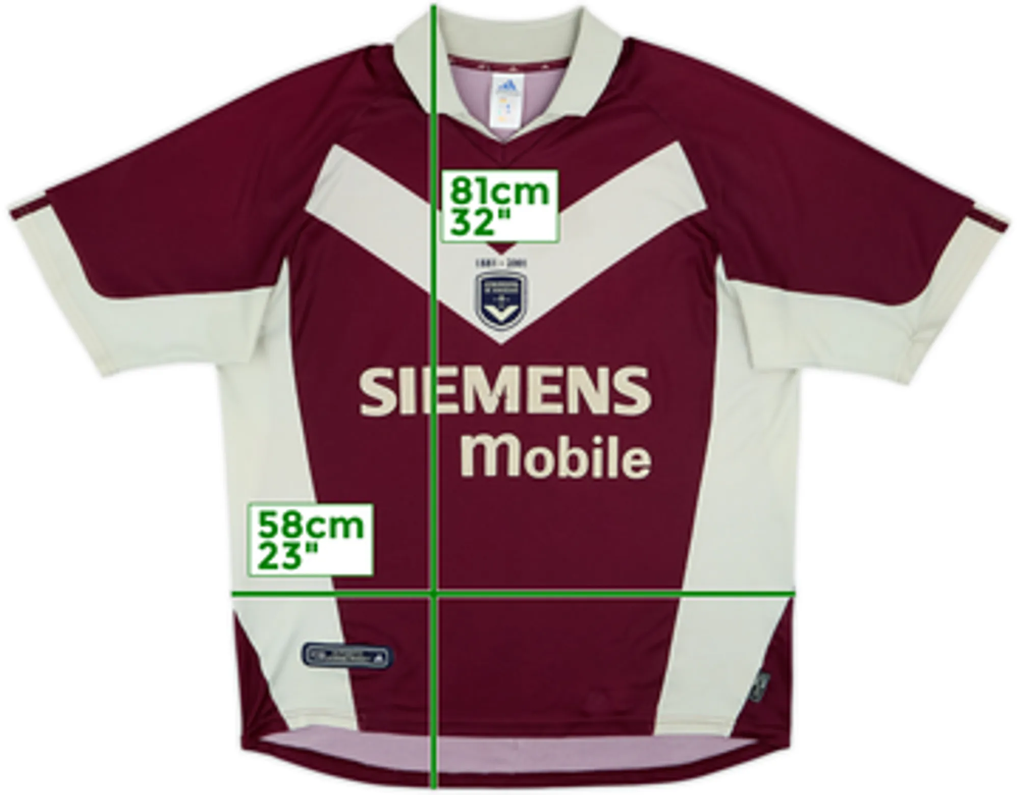 2001-02 Bordeaux Third Shirt - 6/10 - (XL)