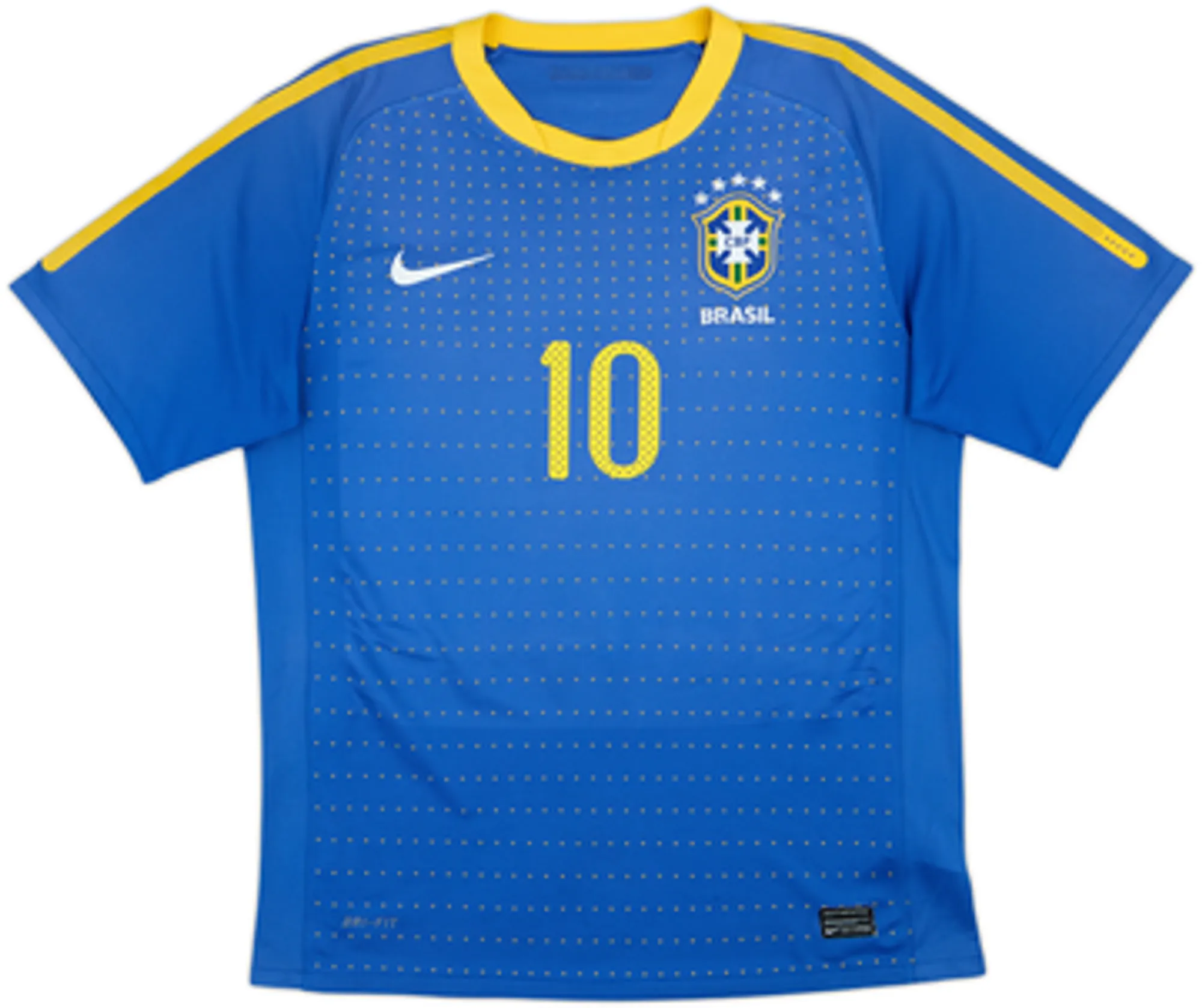 2010-11 Brazil Away Shirt Ronaldinho #10 - 6/10 - (M)