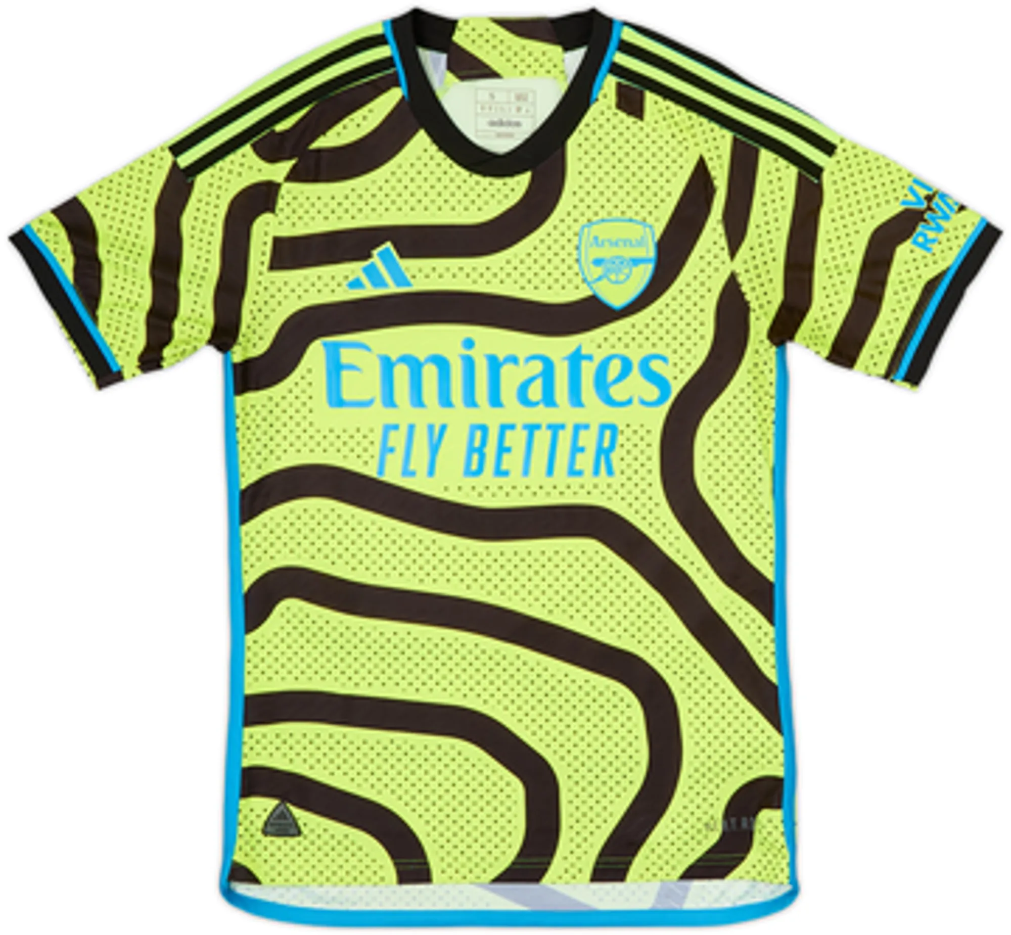 2023-24 Arsenal Authentic Away Shirt Rice #41 - 8/10 - (S)